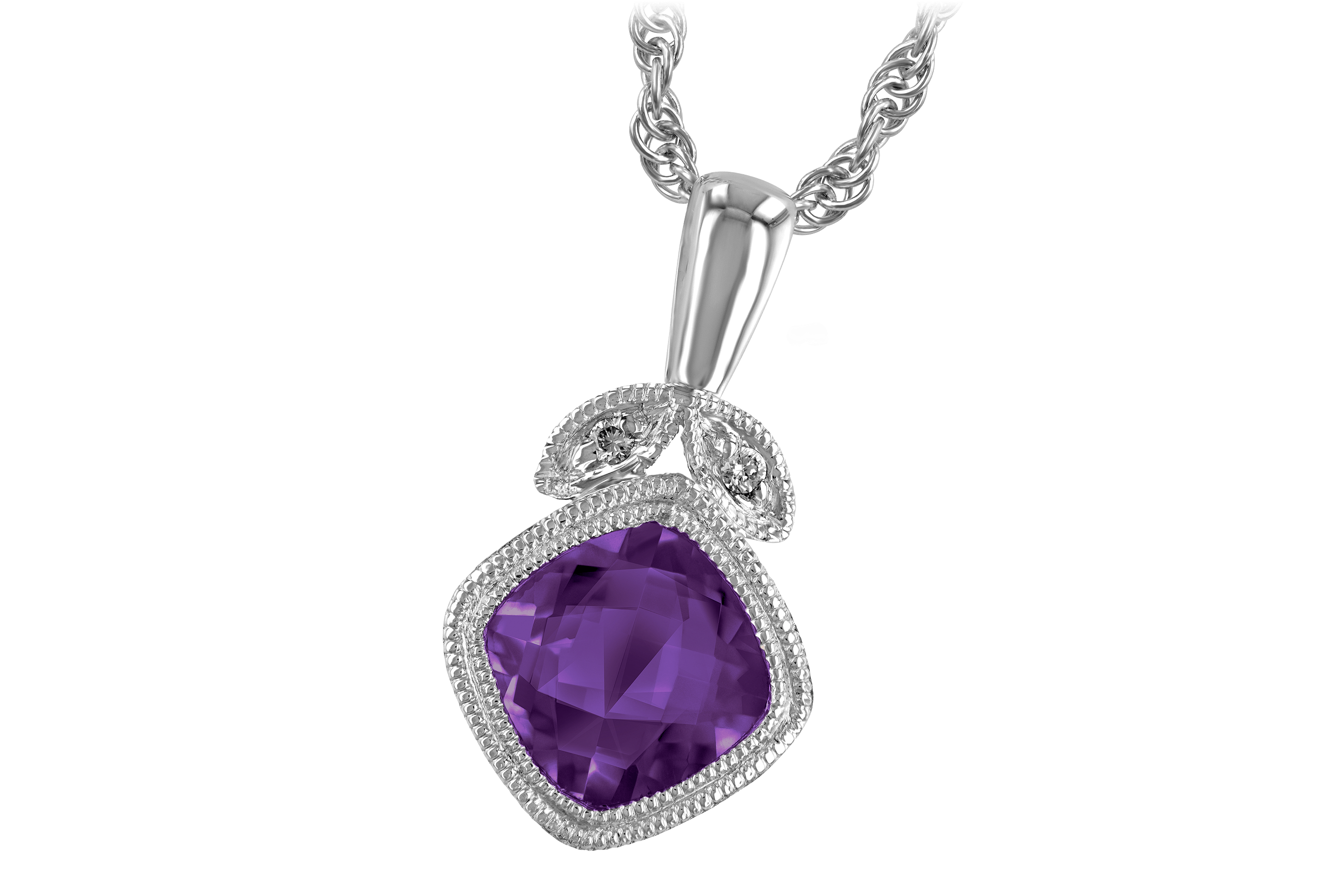 A183-80326: NECK .80 AMETHYST .81 TGW