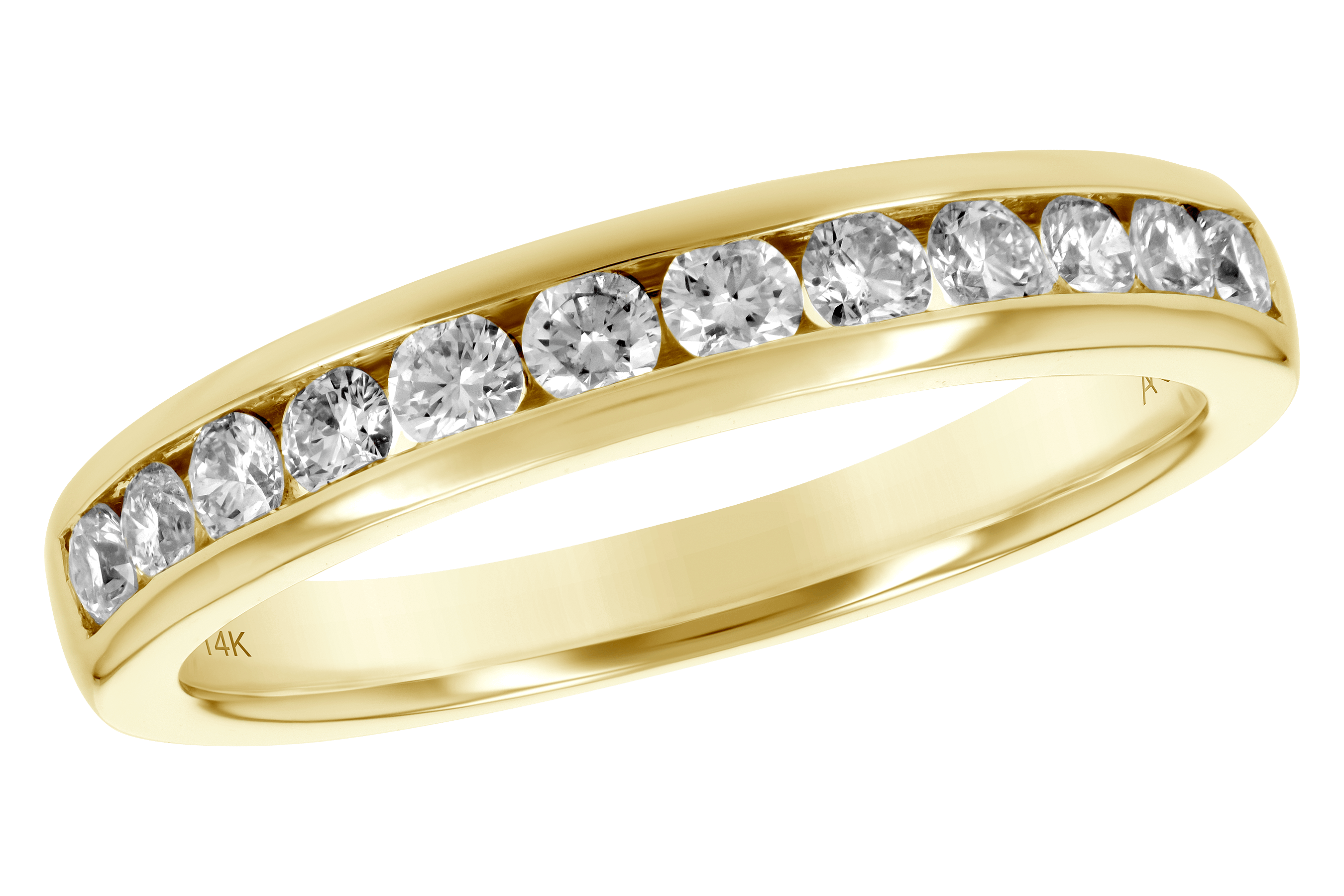 A188-34880: LDS WED RG .50 TW (12 STONES)