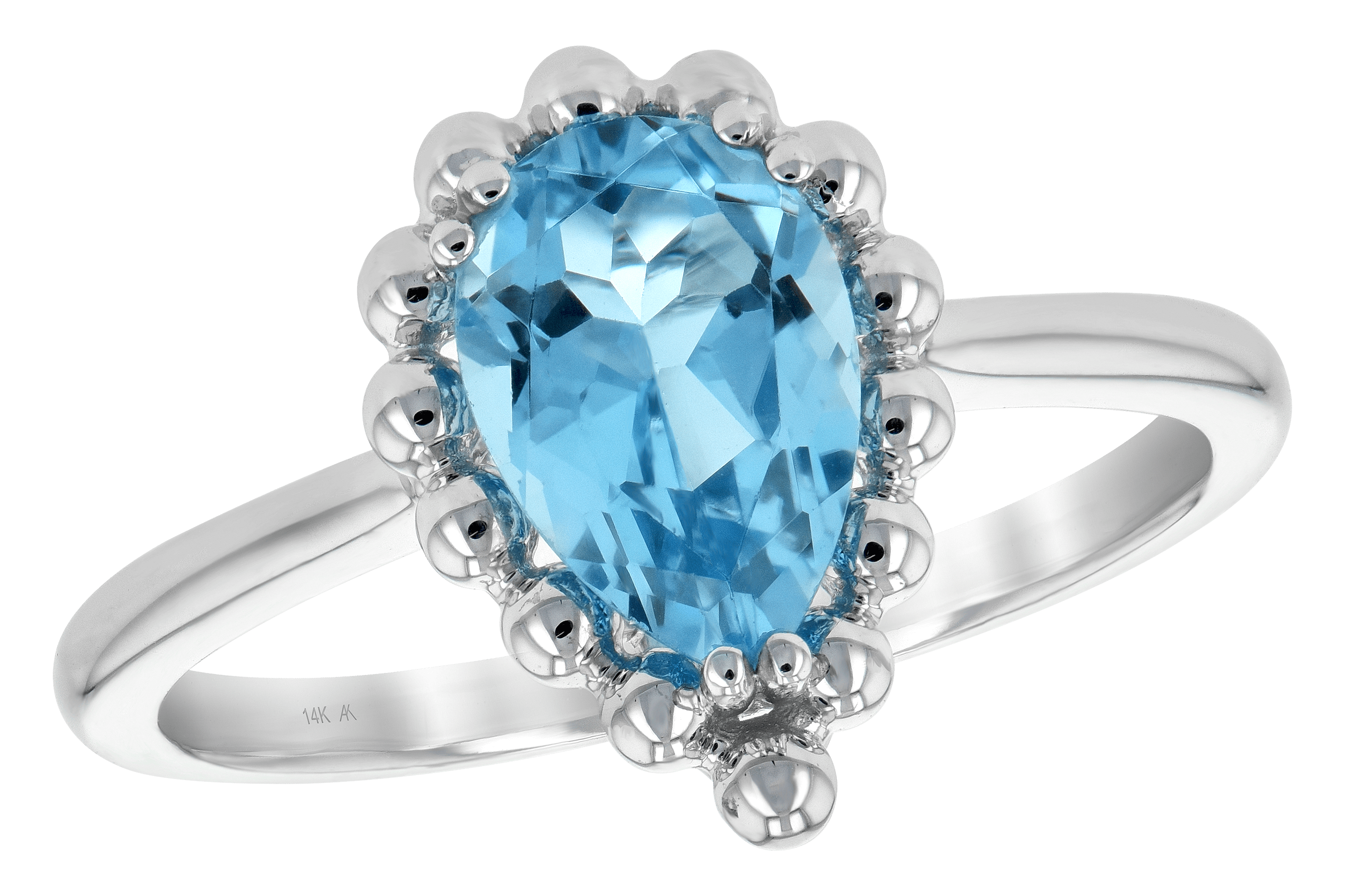 A189-22171: LDS RG BLUE TOPAZ 1.55 CT