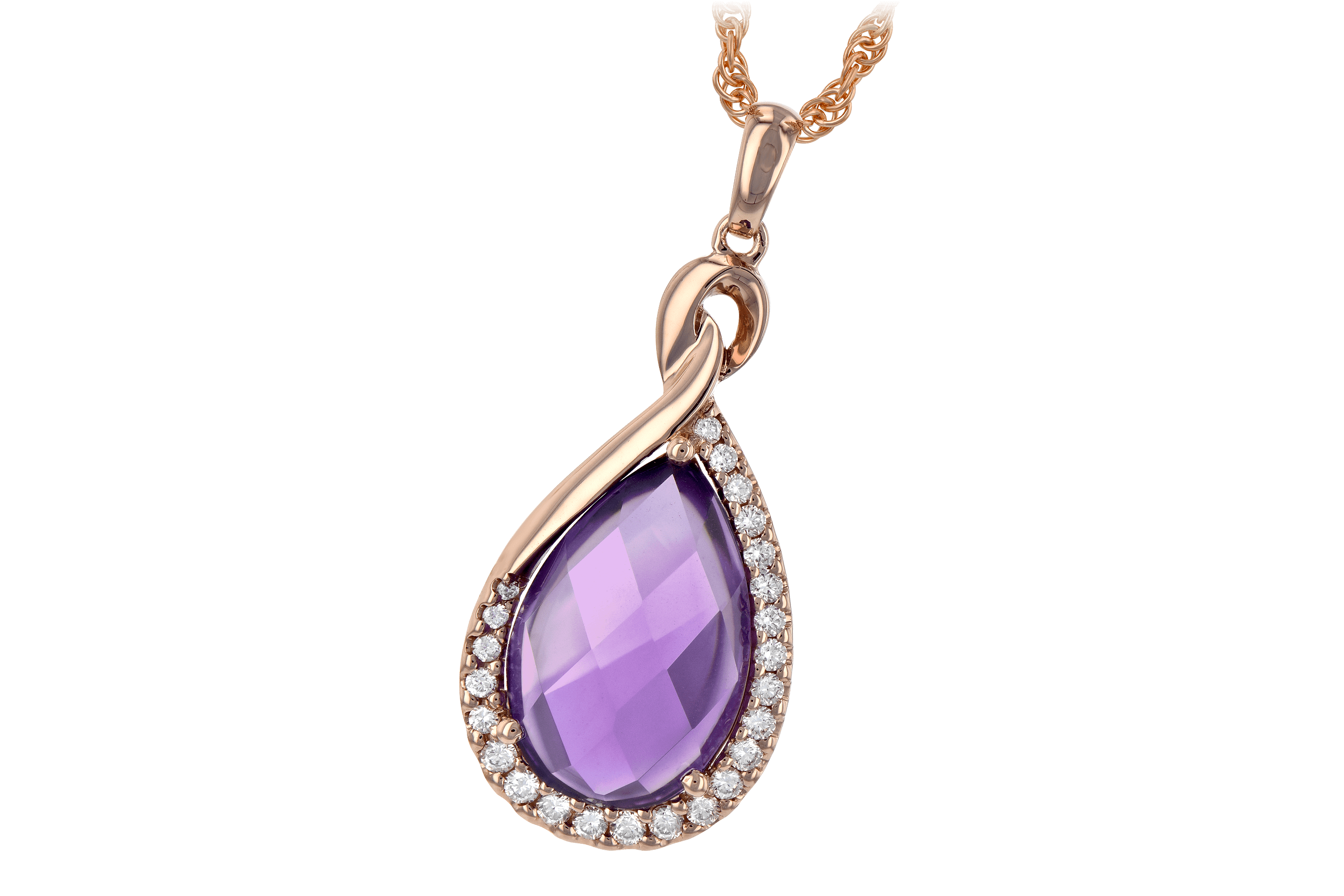 A189-26726: NECK 3.91 AMETHYST 4.10 TGW