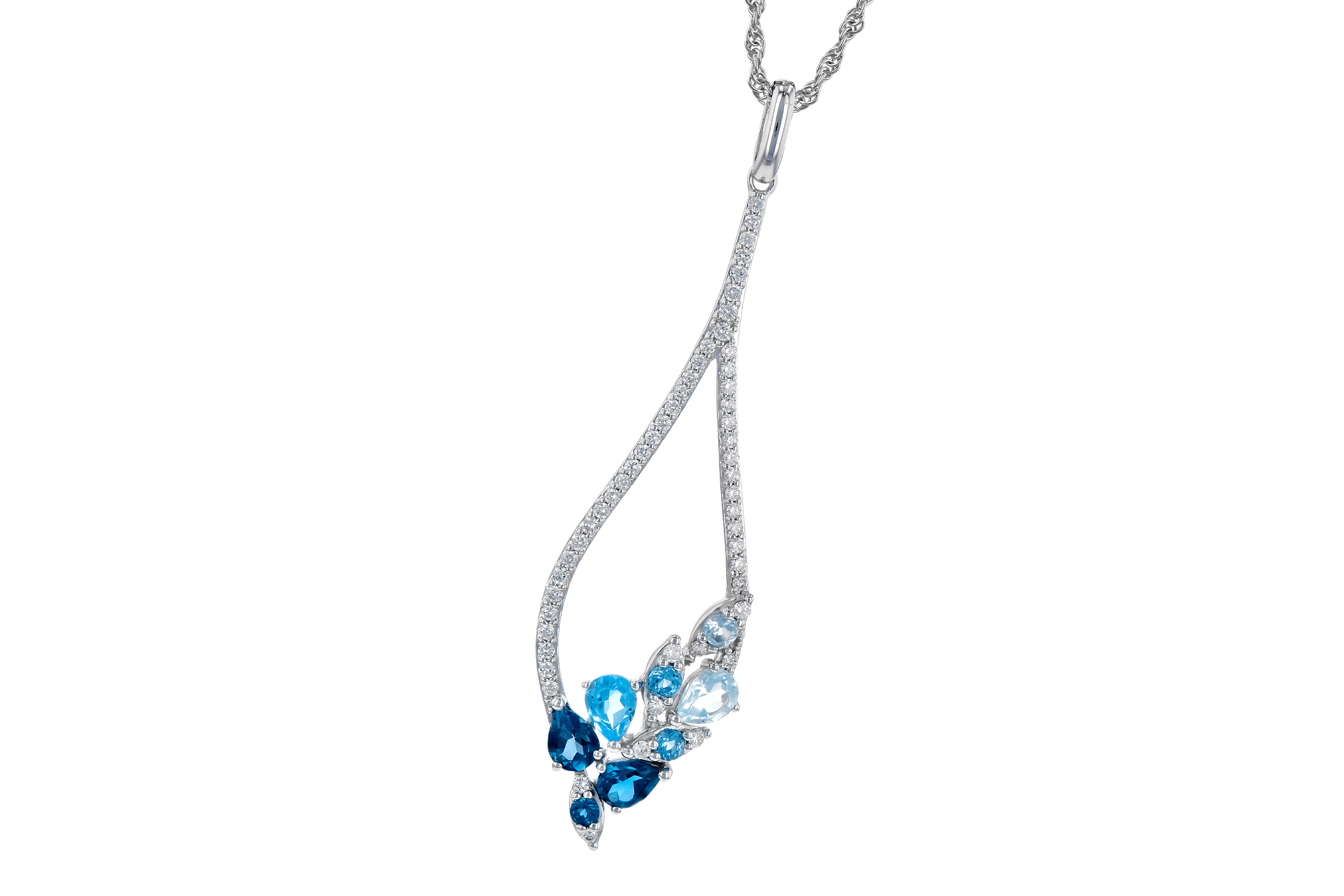 A272-85771: NECK .82 BLUE TOPAZ 1.05 TGW