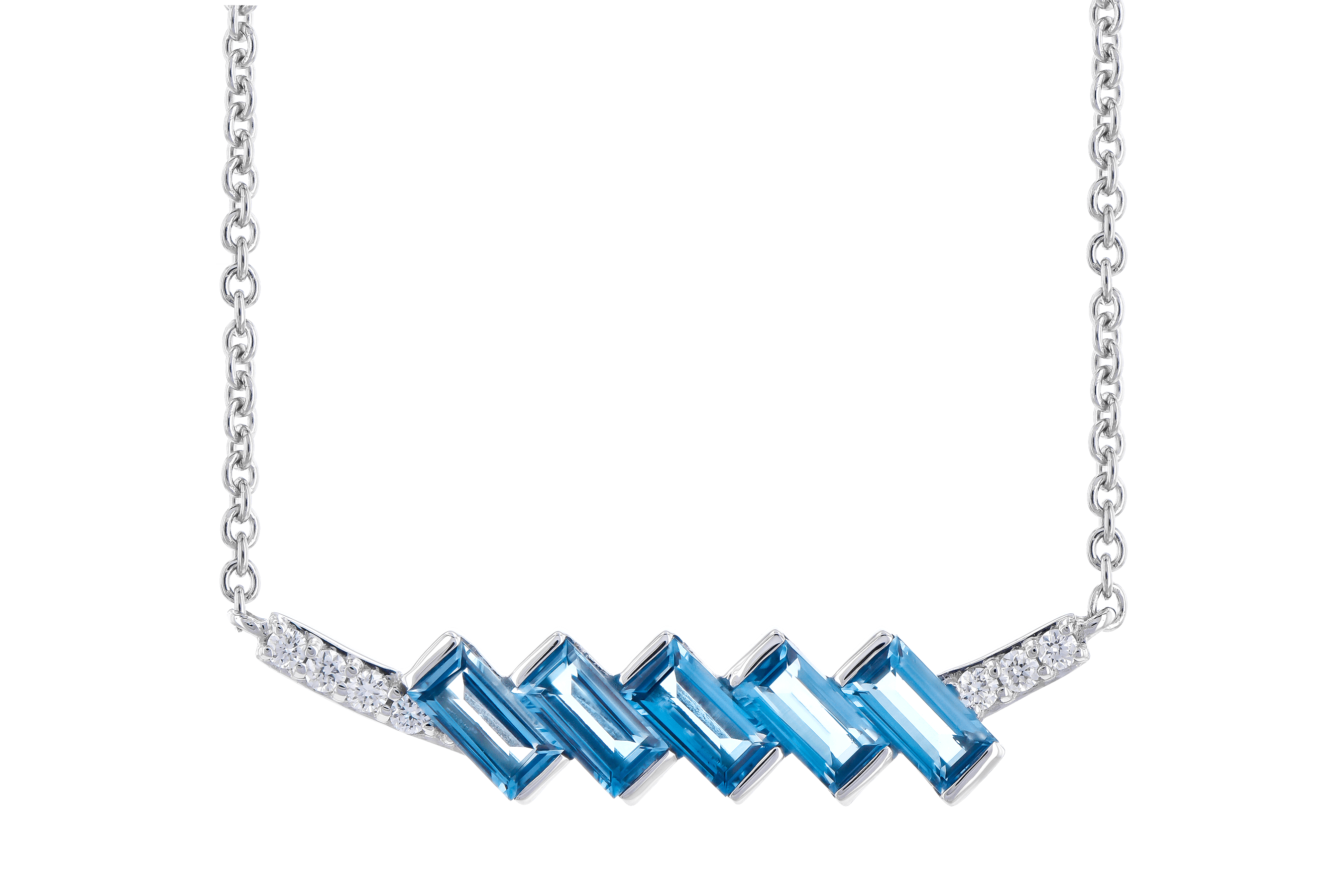 A272-89435: NECK .75 LONDON BLUE TOPAZ .80 TGW