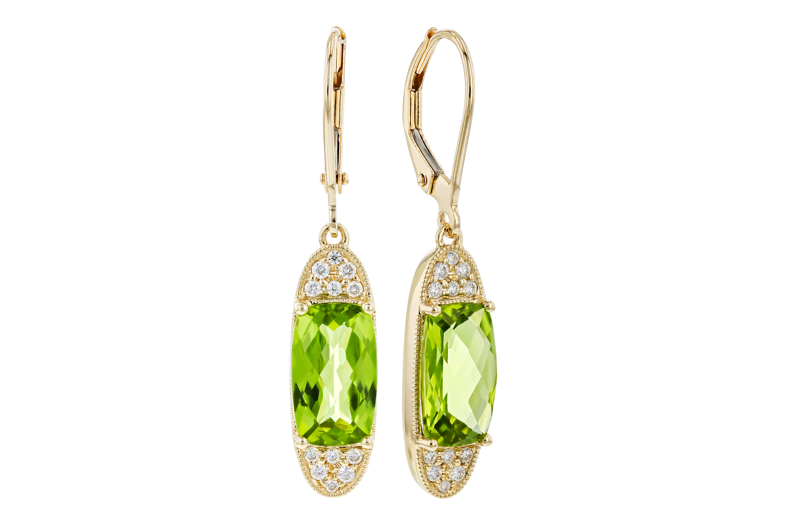A273-75762: EARR 3.82 TW PERIDOT 3.98 TGW