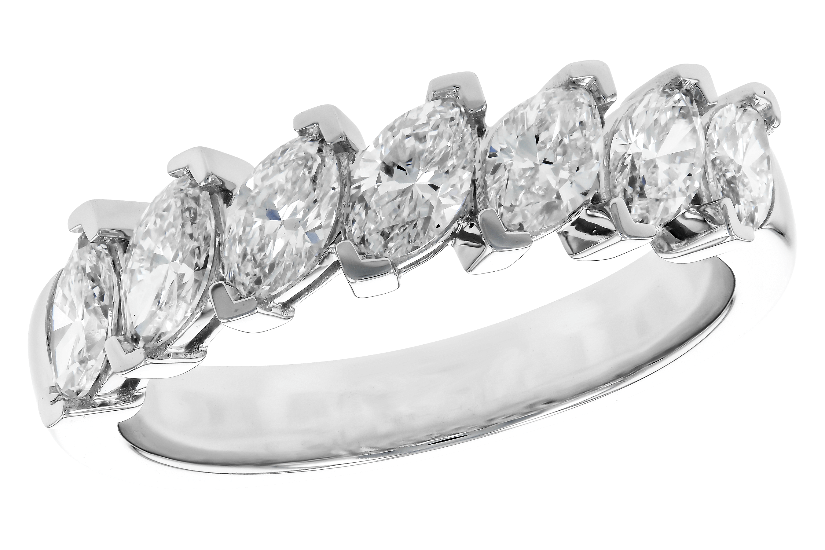 A274-63962: LDS DIA WED RG 1.25 TW (7 MARQUISE)