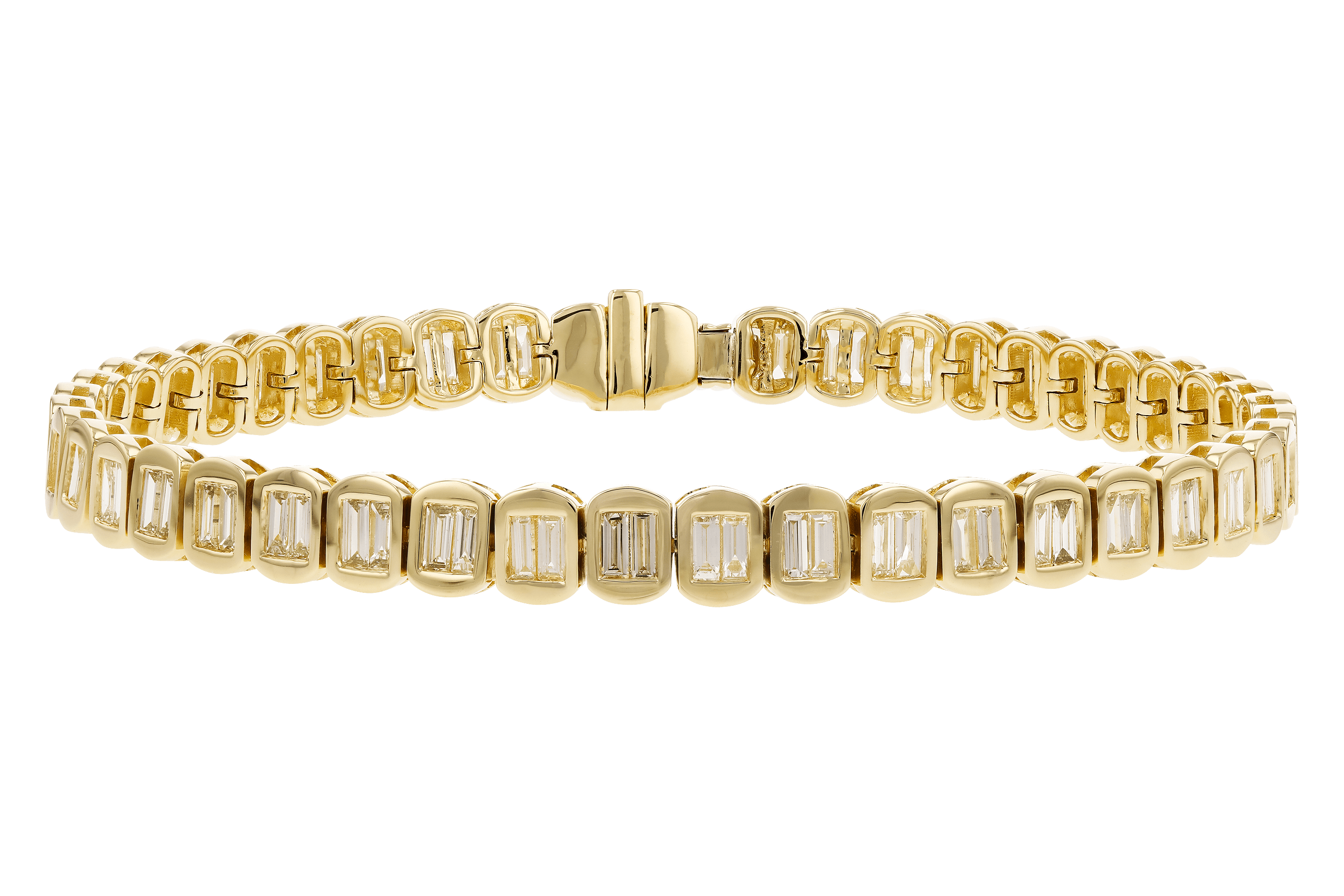 A274-63980: BRACELET 2.30 TW BAGUETTE (7")