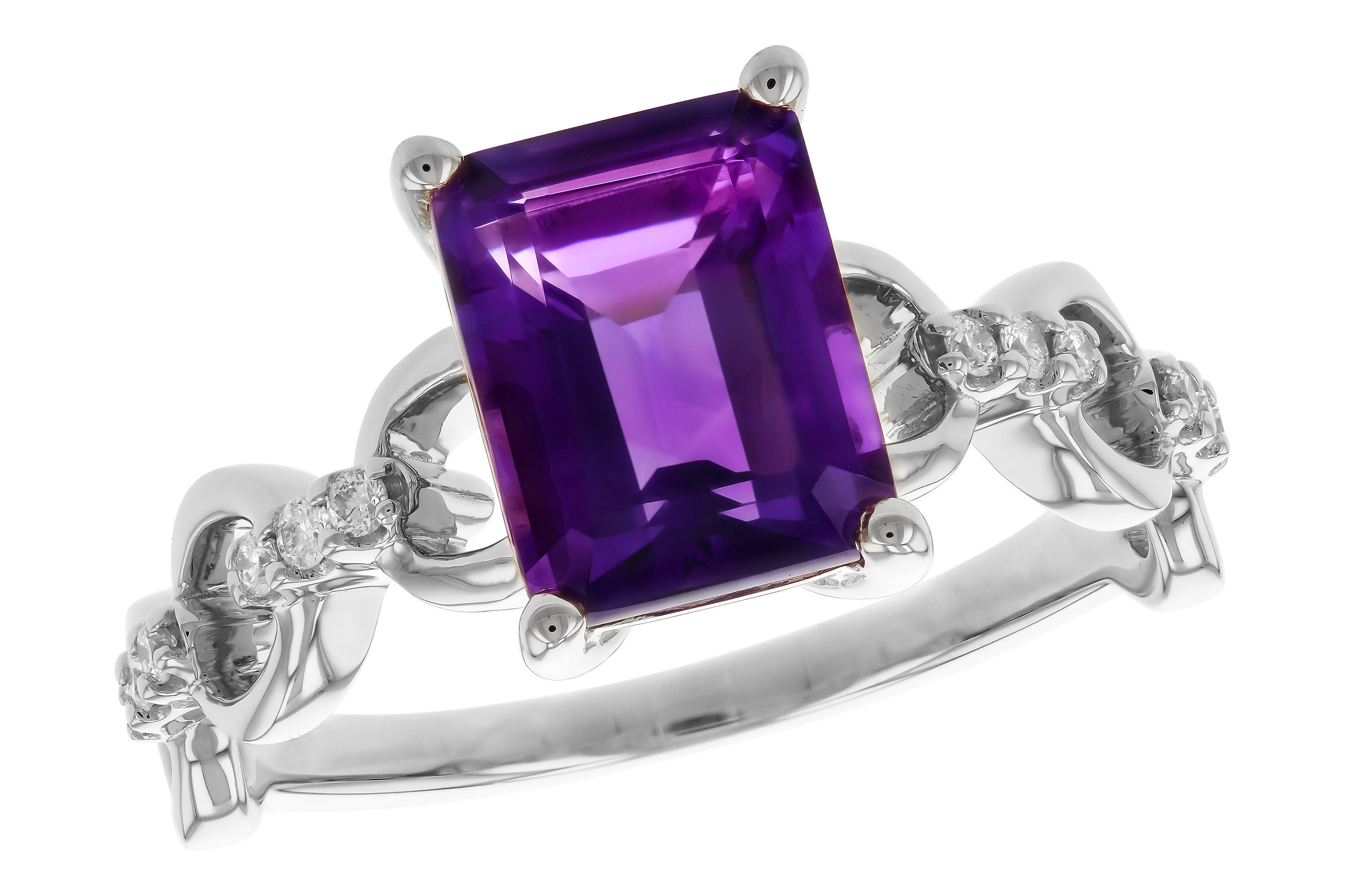 A274-70299: LDS RG 1.95 AMETHYST 2.05 TGW (9x7MM AMY)