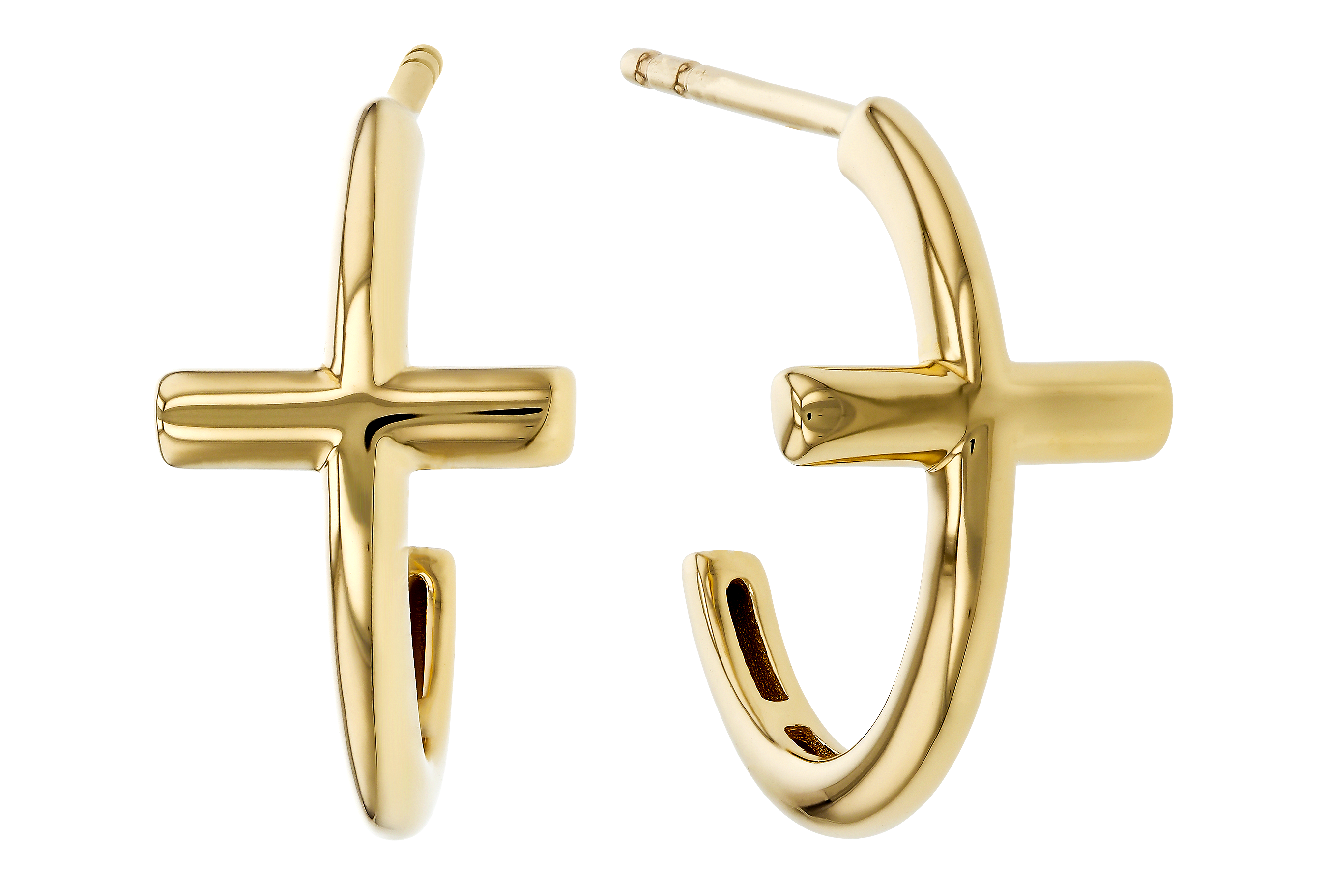 A274-71199: GOLD EARRINGS (14MM)