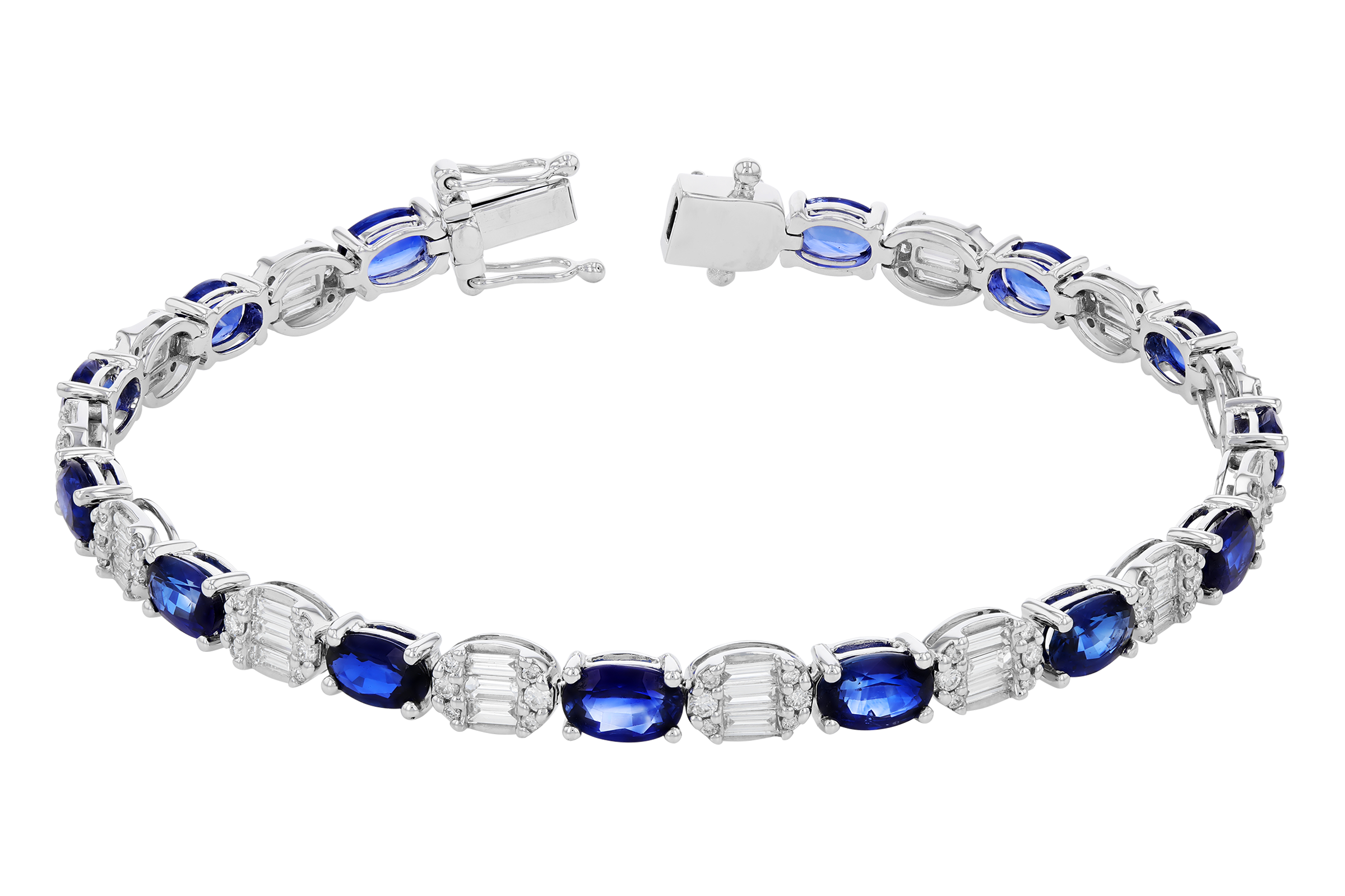 A275-55817: BRACELET 7.28 TW SAPPHIRE 8.98 TGW (7")
