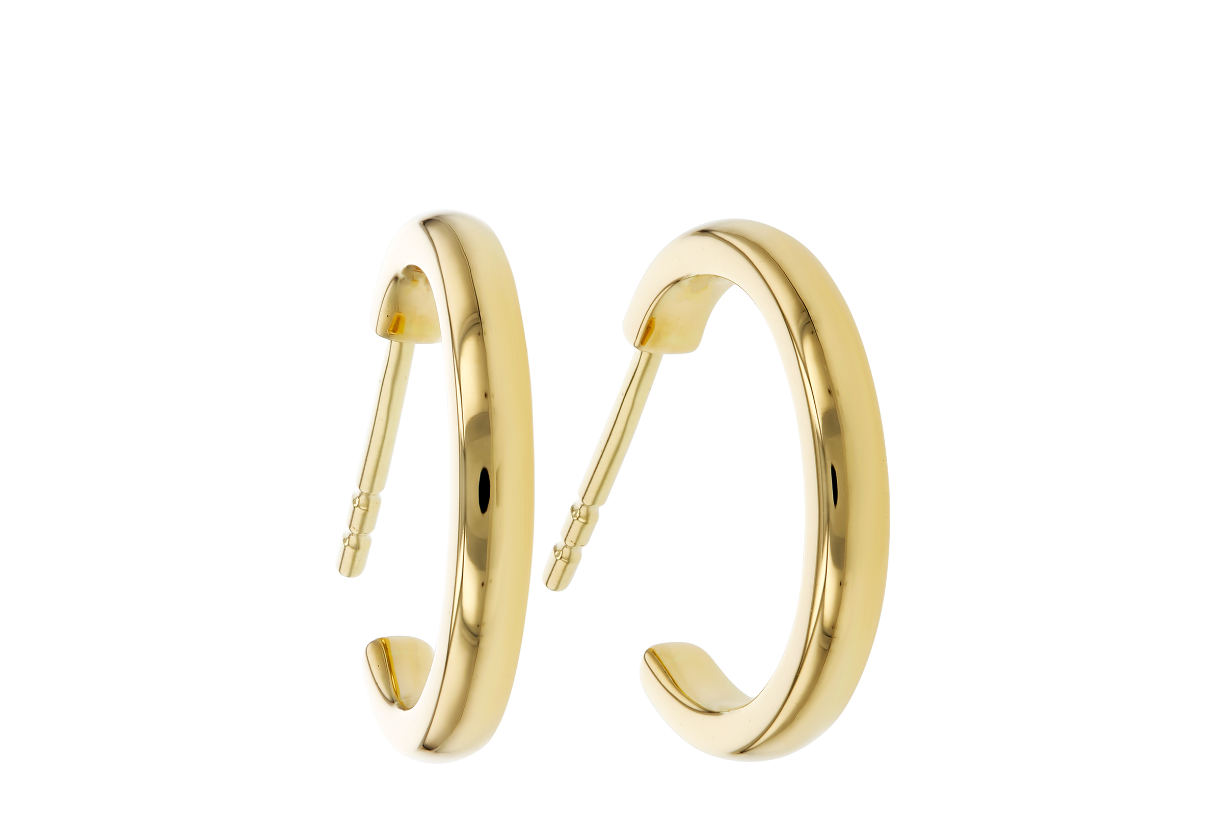 A275-57571: GOLD EARRINGS (15MM)