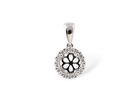 B186-50280: SEMI PENDANT .11 TW