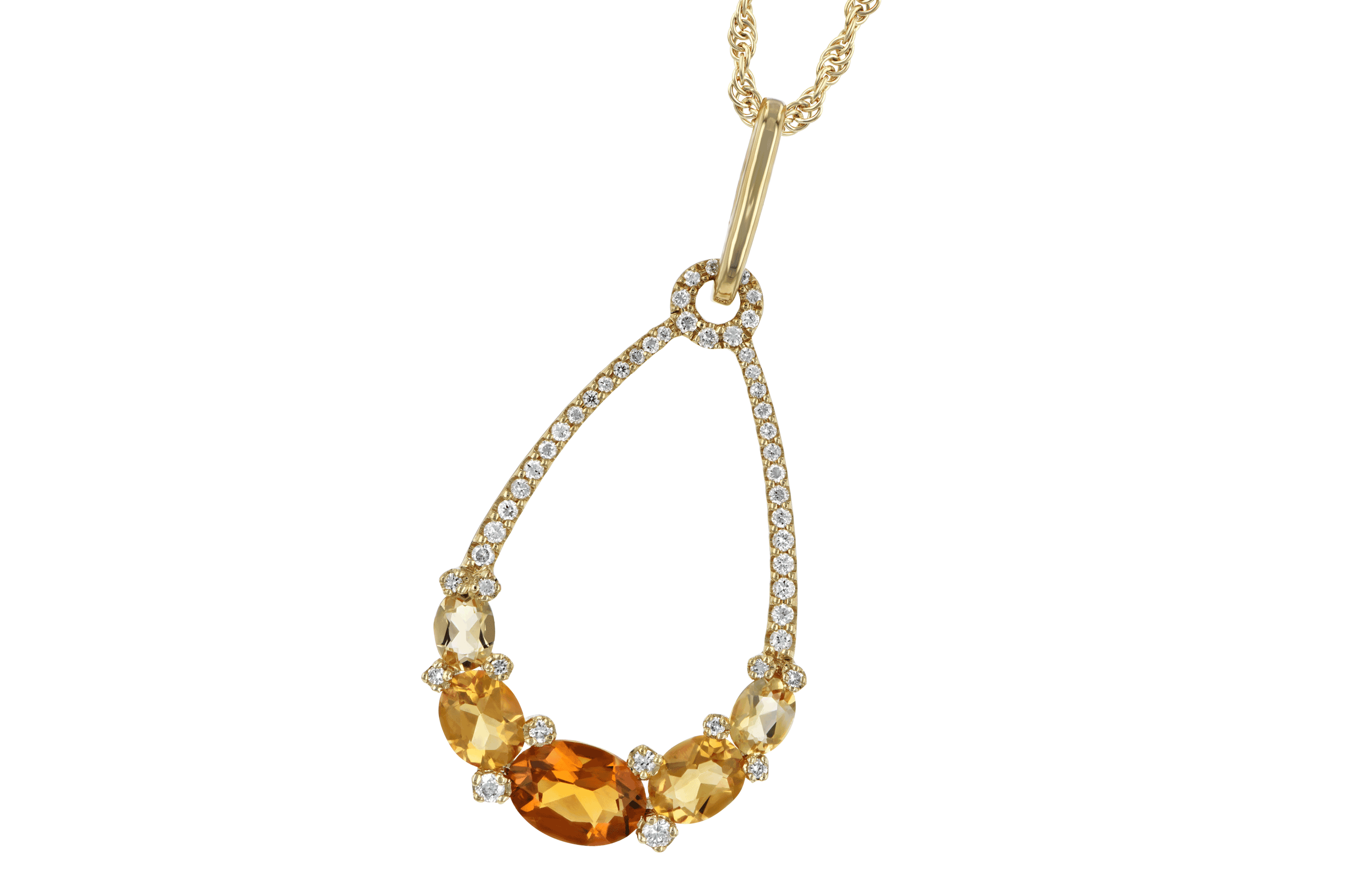 B188-31253: NECK 1.29 CITRINE 1.49 TGW