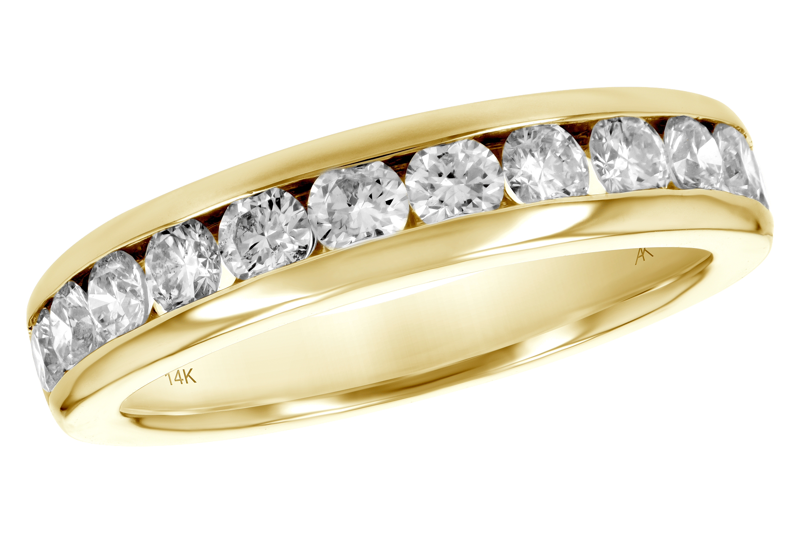 B188-34880: LDS WED RG 1.00 TW (12 STONES)