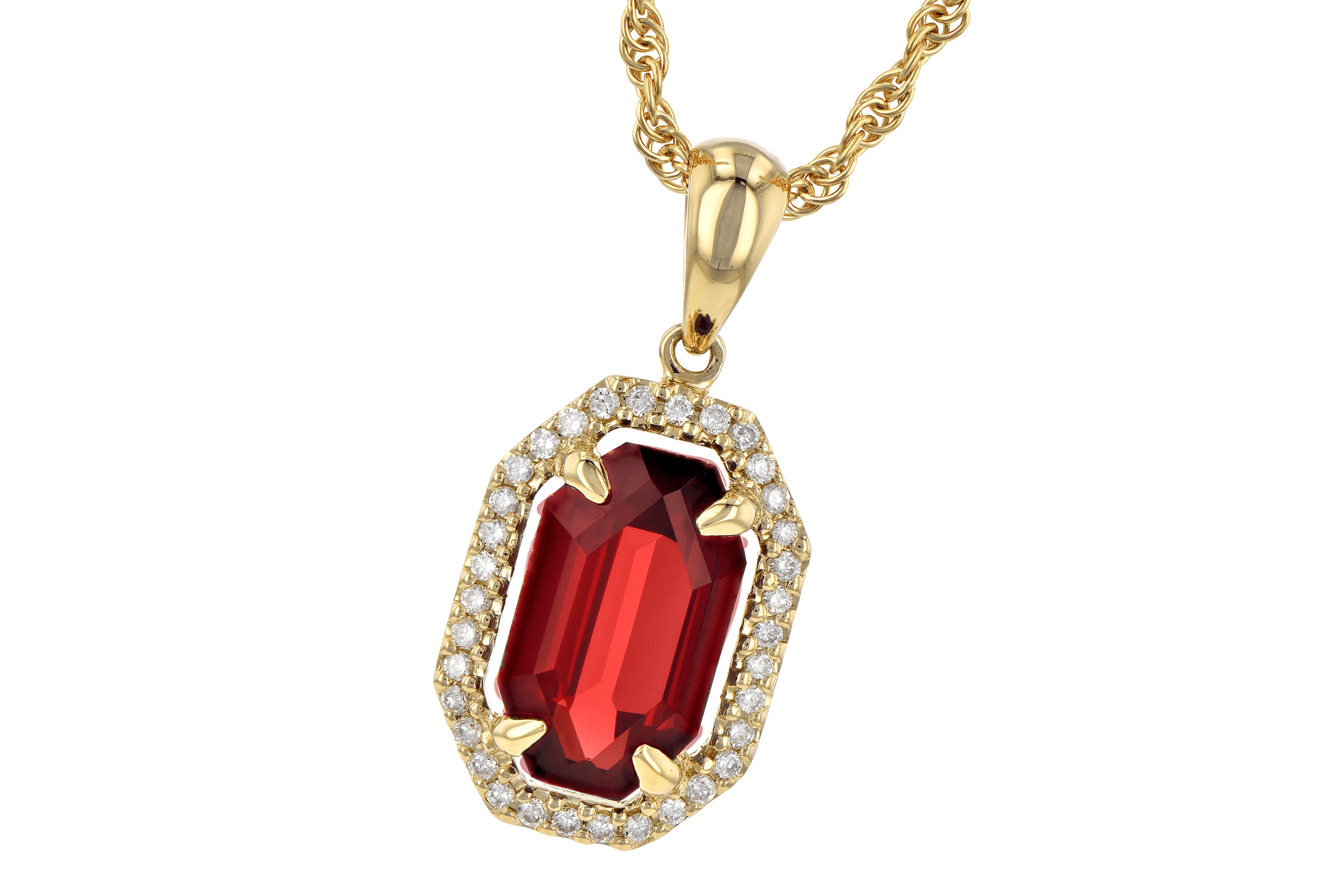 B190-14880: NECK 1.66 GARNET 1.75 TGW