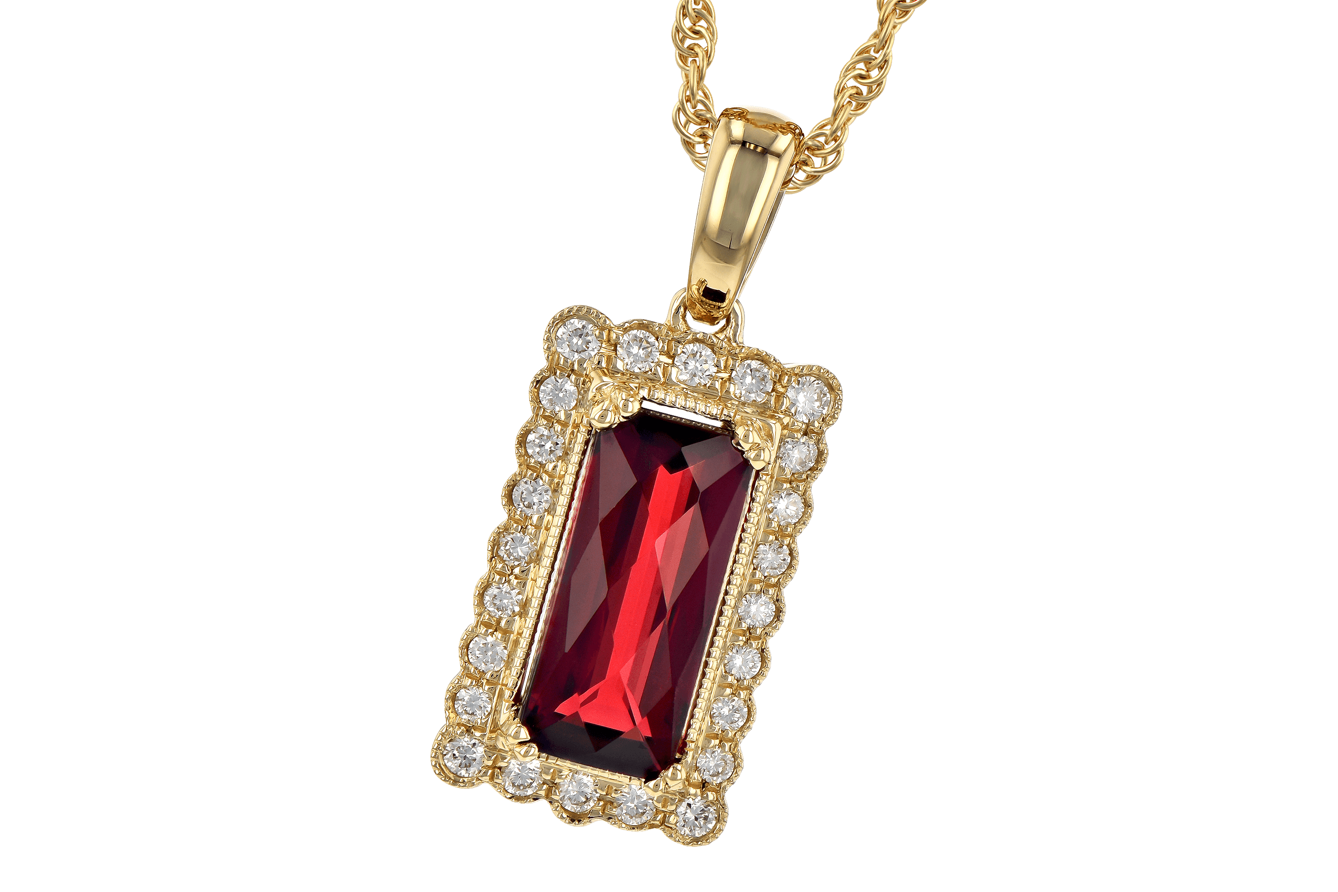 B272-83044: NECK 1.80 GARNET 1.95 TGW