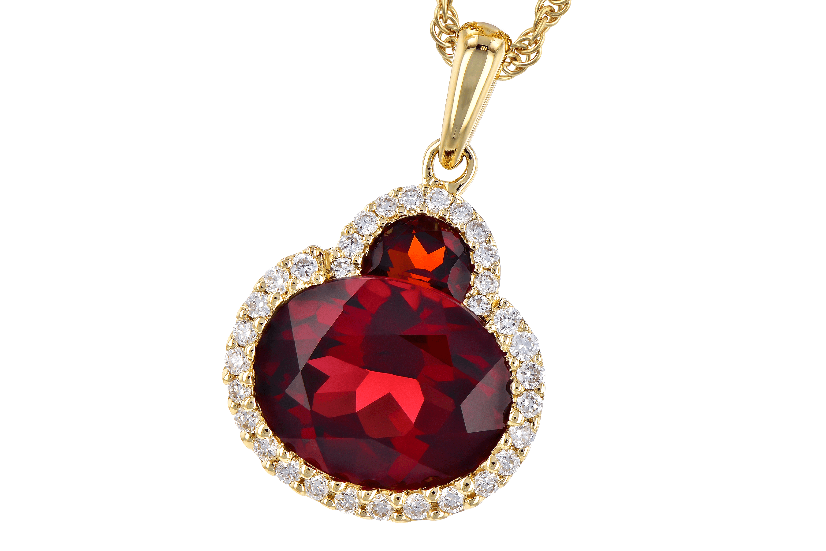 B272-89444: NECK 3.02 TW GARNET 3.16 TGW