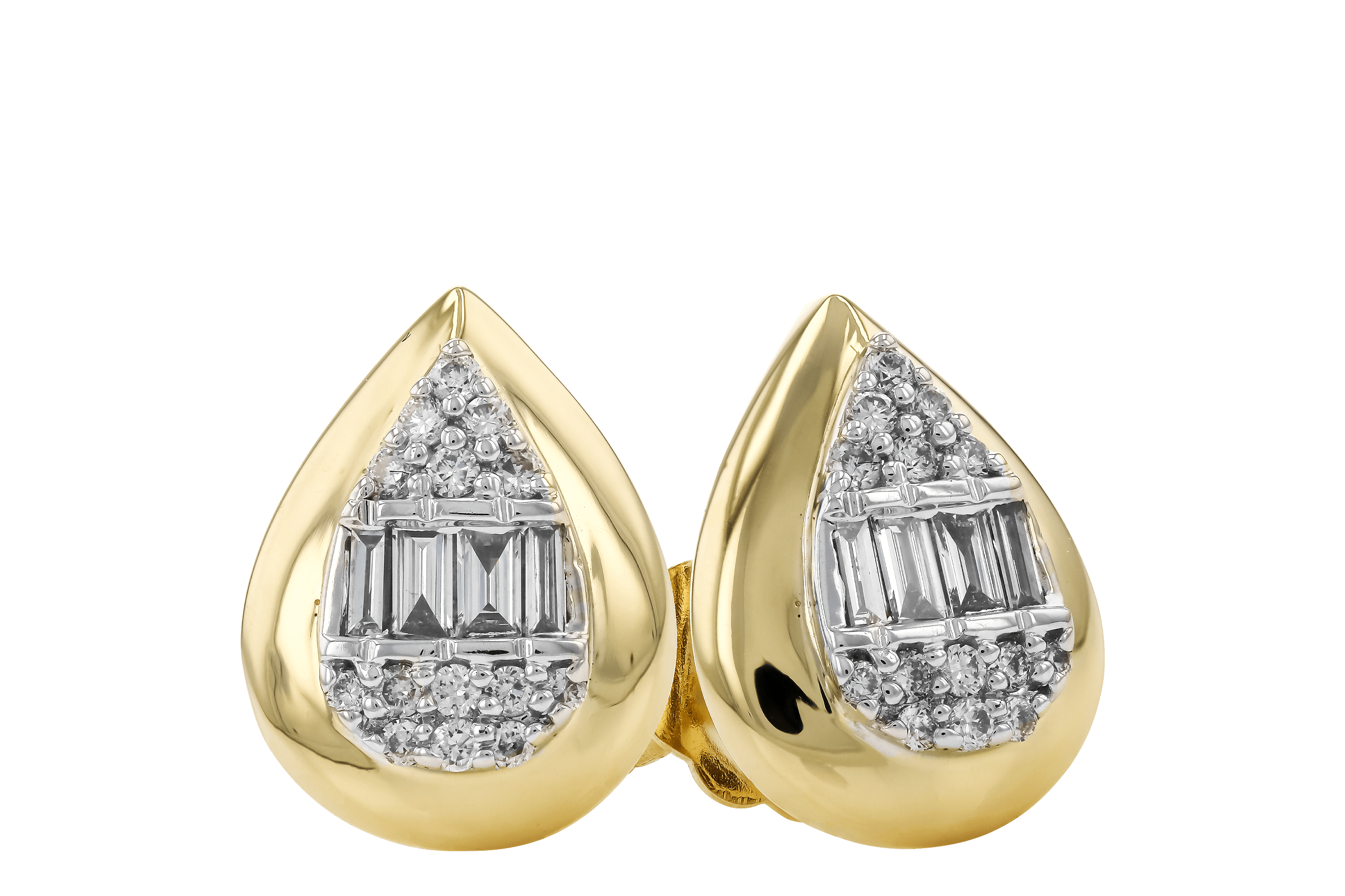 B273-81208: EARRINGS .09 BAG .18 TW