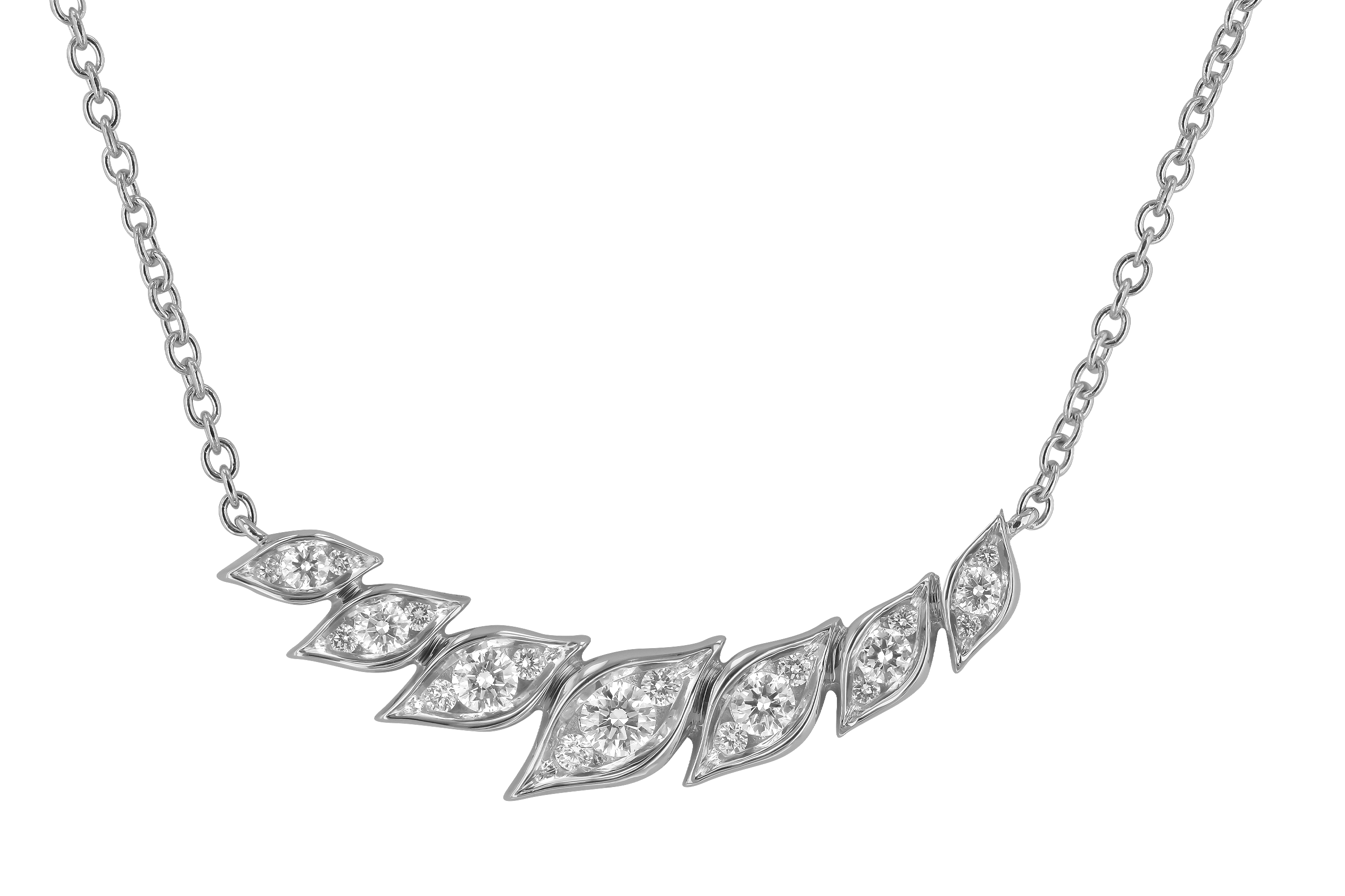 B274-63944: NECKLACE .36 TW