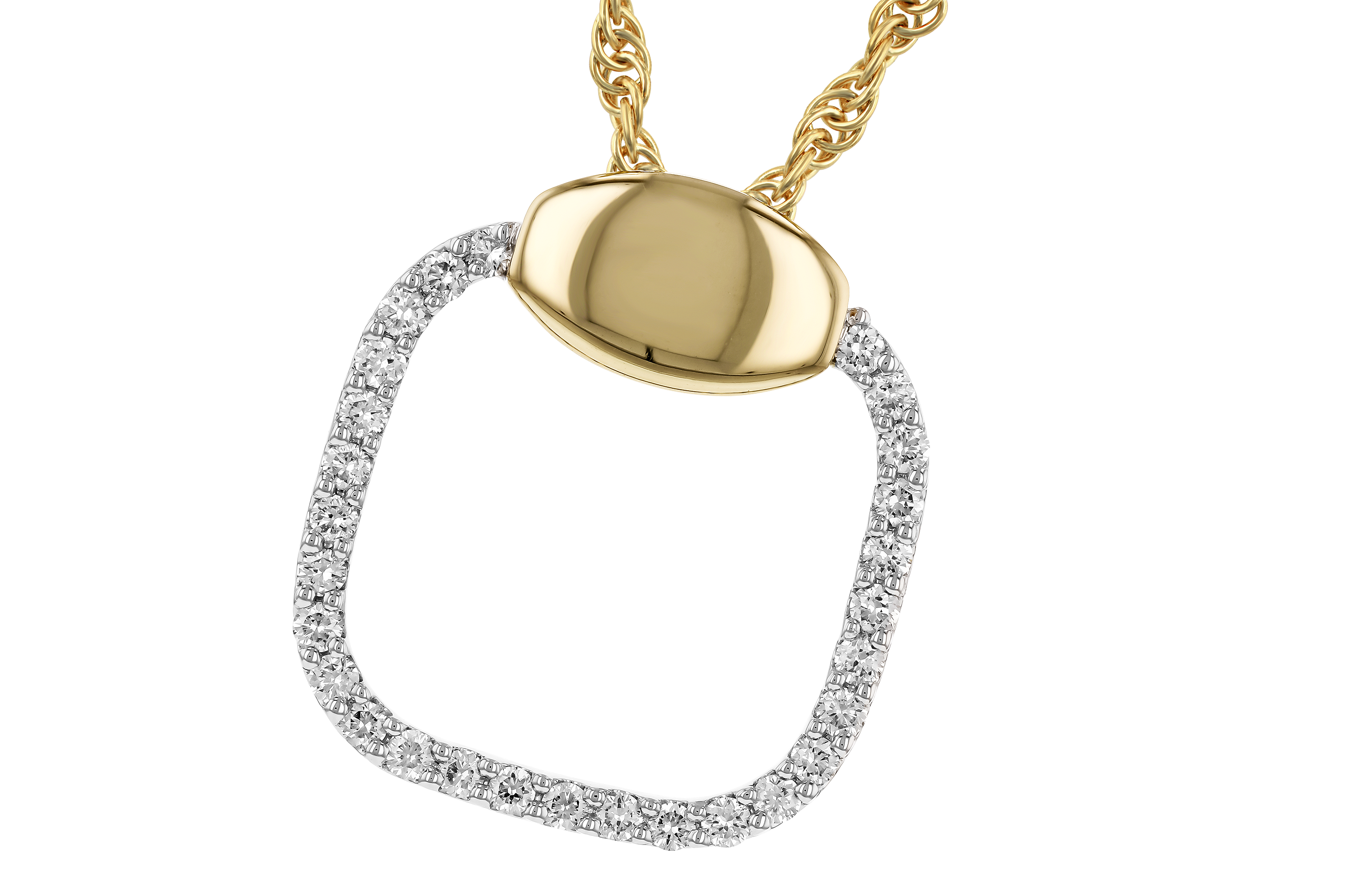 B274-69389: NECKLACE .20 TW