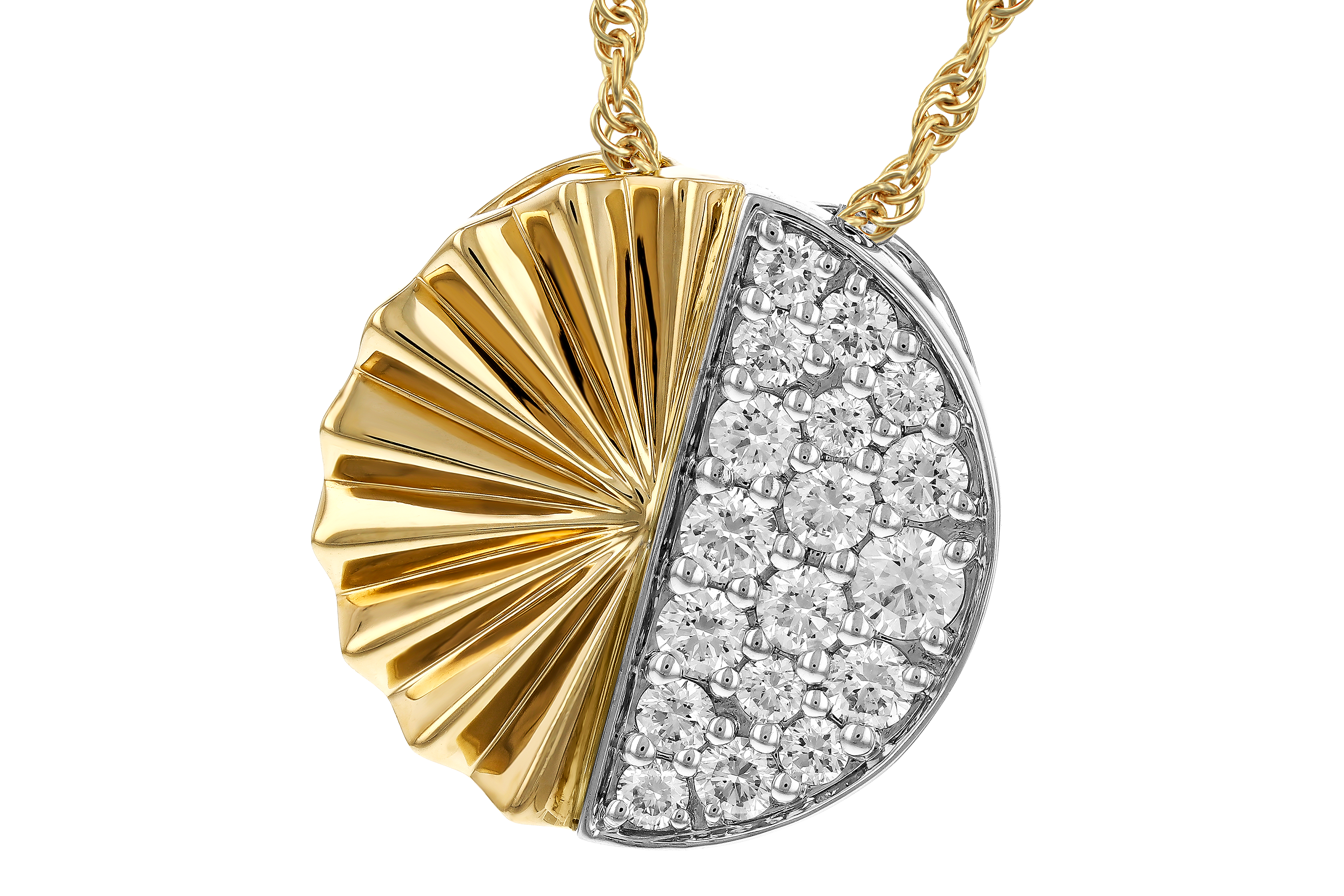 B274-70280: NECKLACE .50 TW