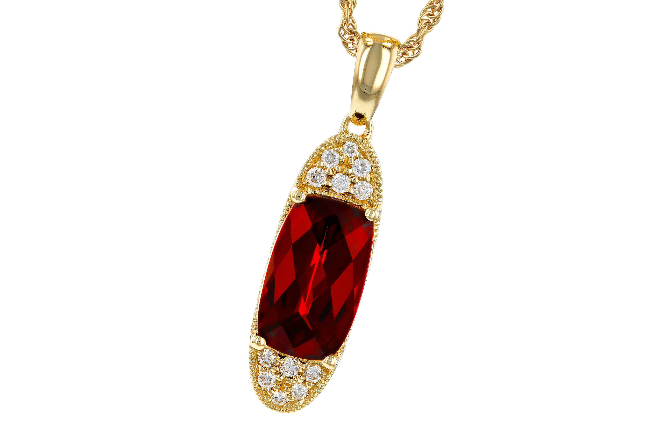 B274-70289: NECK 2.45 GARNET 2.55 TGW