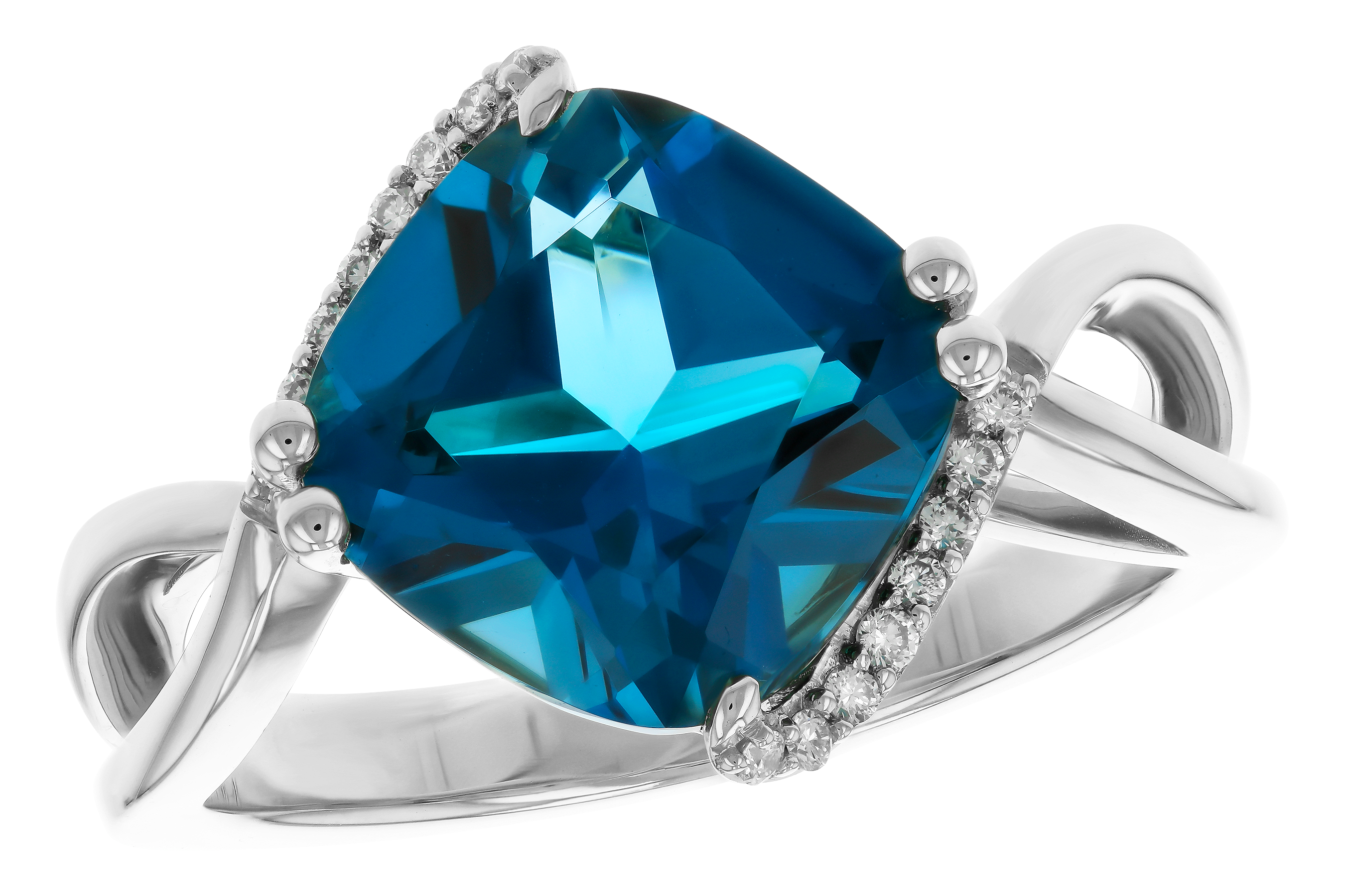 B274-70326: LDS RG 4.42 LONDON BLUE TOPAZ 4.50 TGW (10MM LBT)