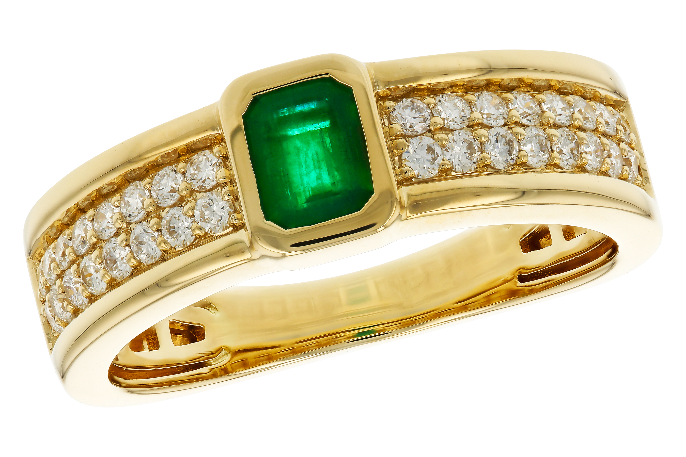 B274-70353: LDS RG .42 EMERALD .75 TGW (5x4MM EM)