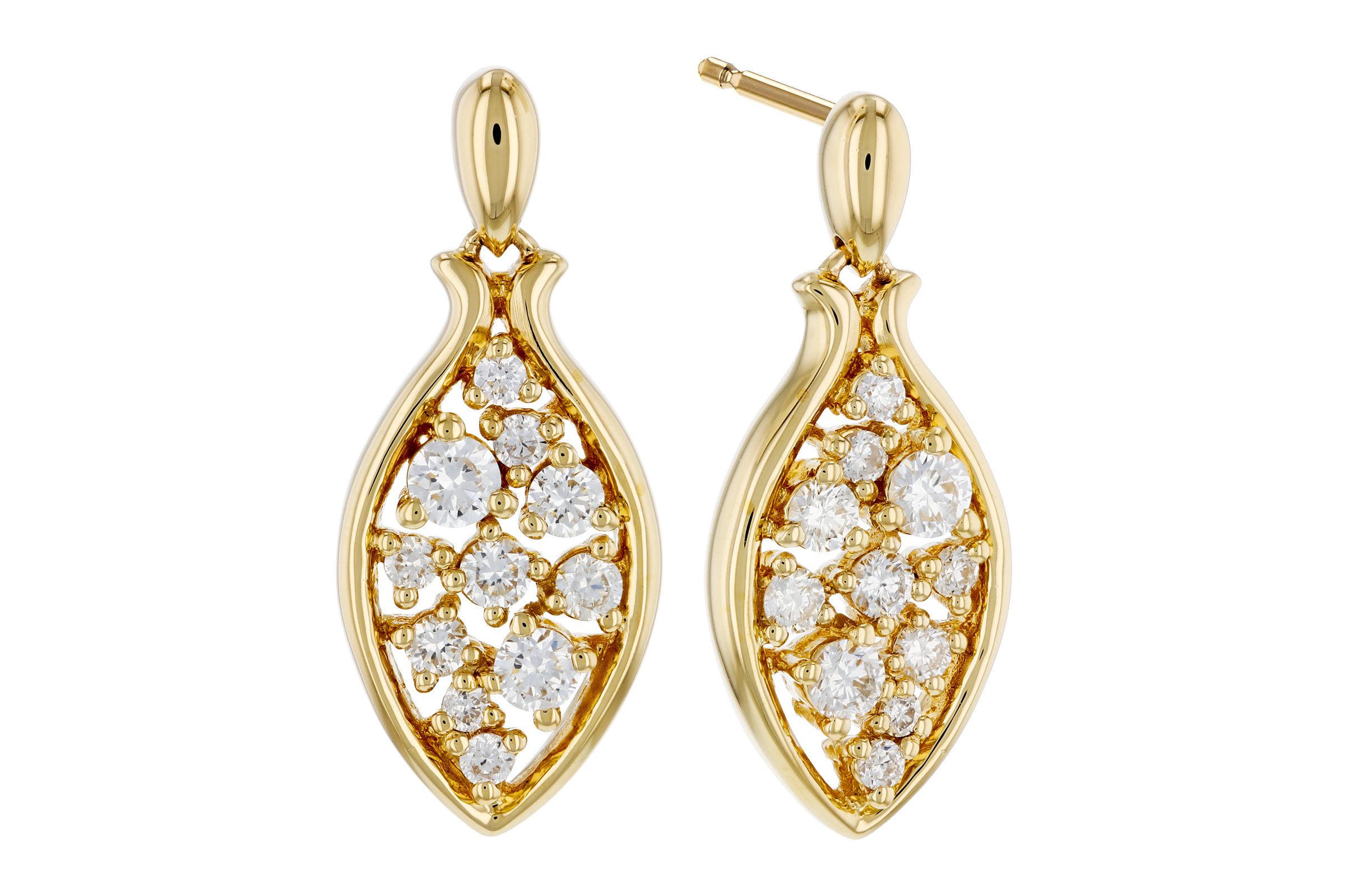 B275-56662: EARRINGS .40 TW