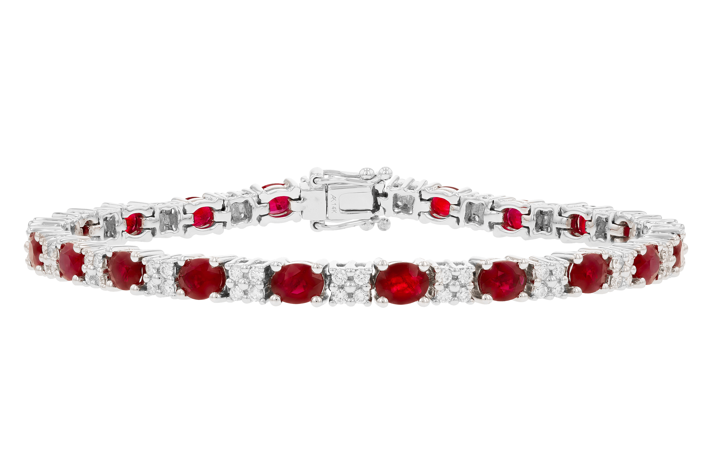 C000-10335: BRACELET 7.10 RUBY 7.92 TGW