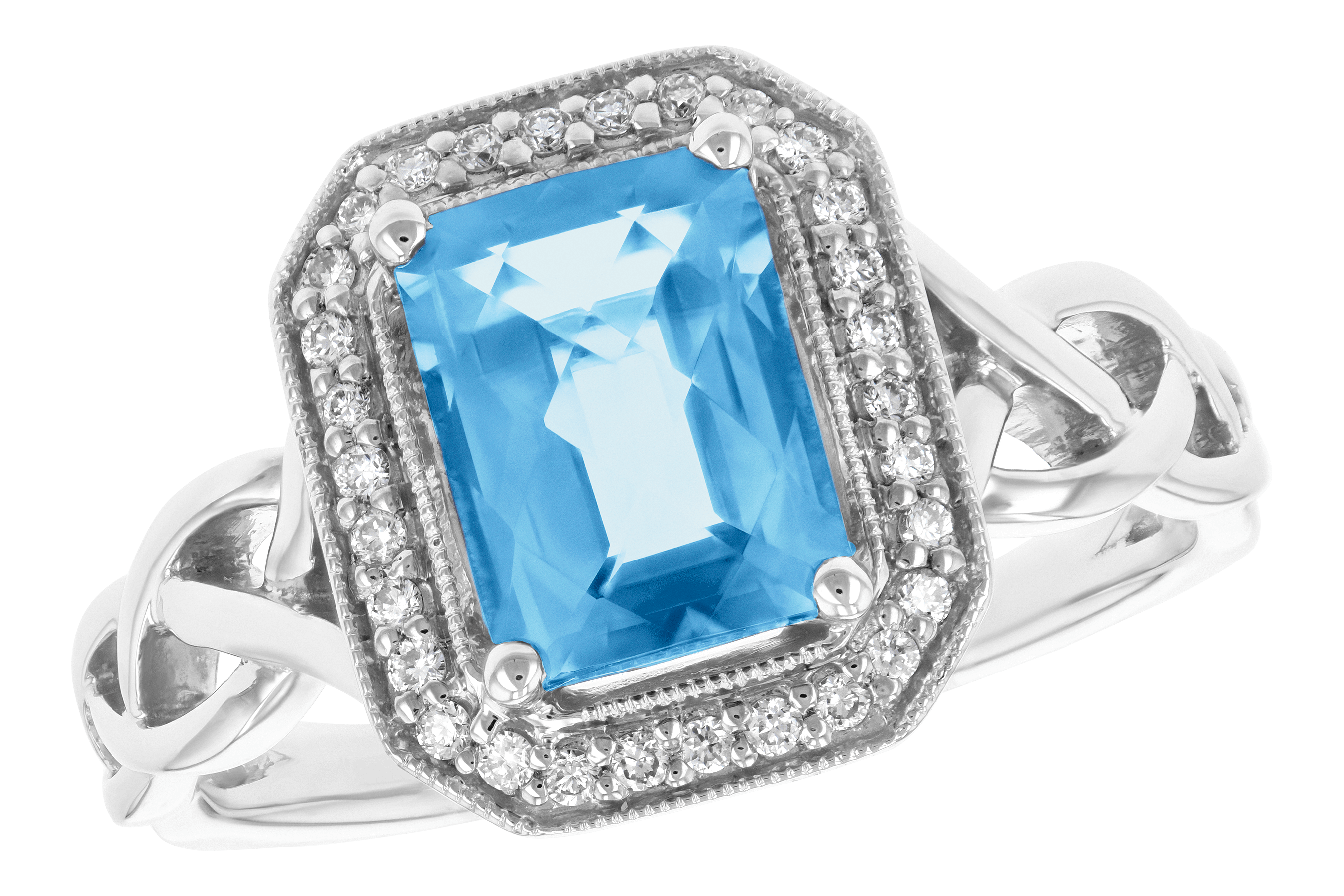 C187-39380: LDS RG 1.77 BLUE TOPAZ 1.88 TGW