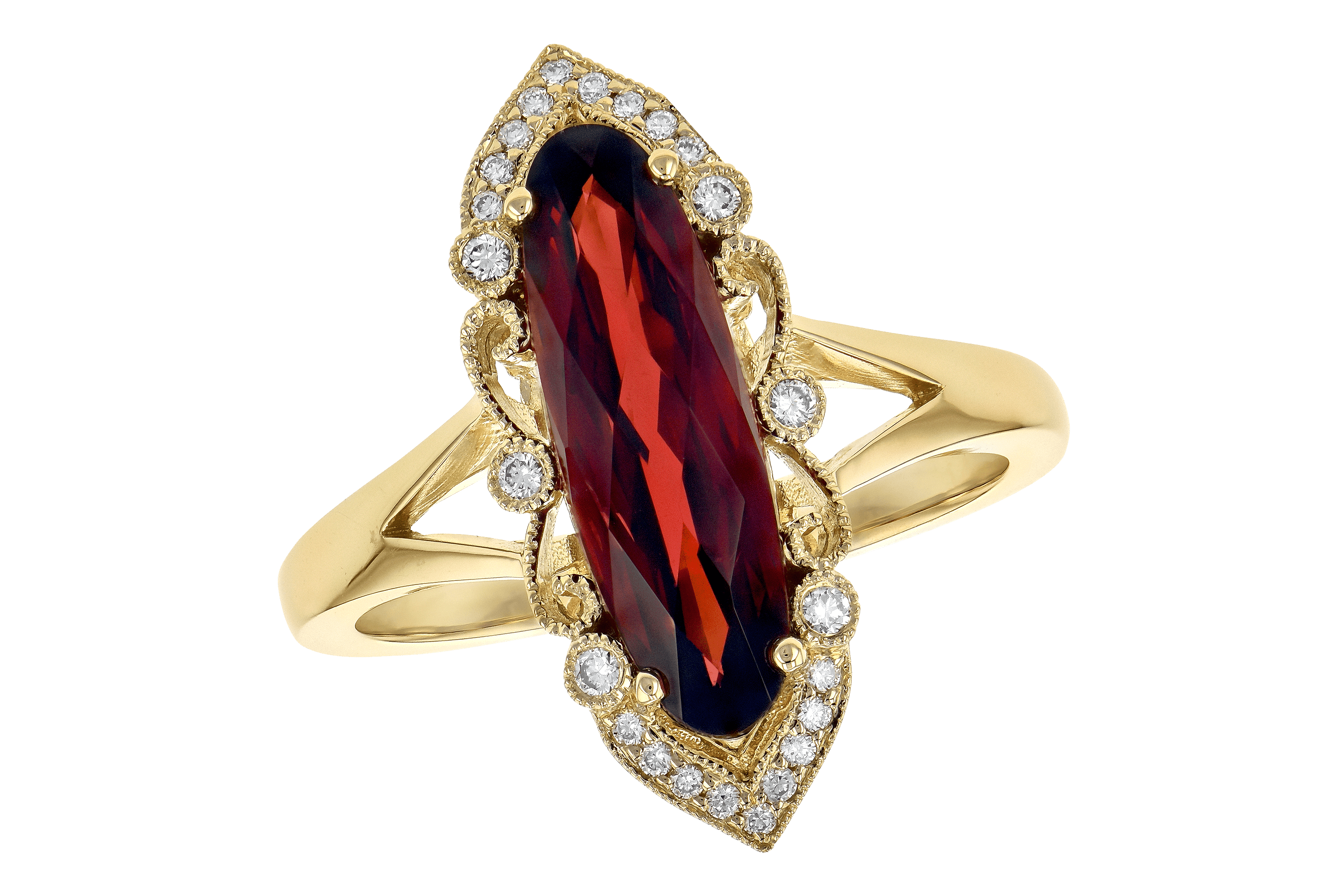 C190-14889: LDS RG 2.58 GARNET 2.70 TGW