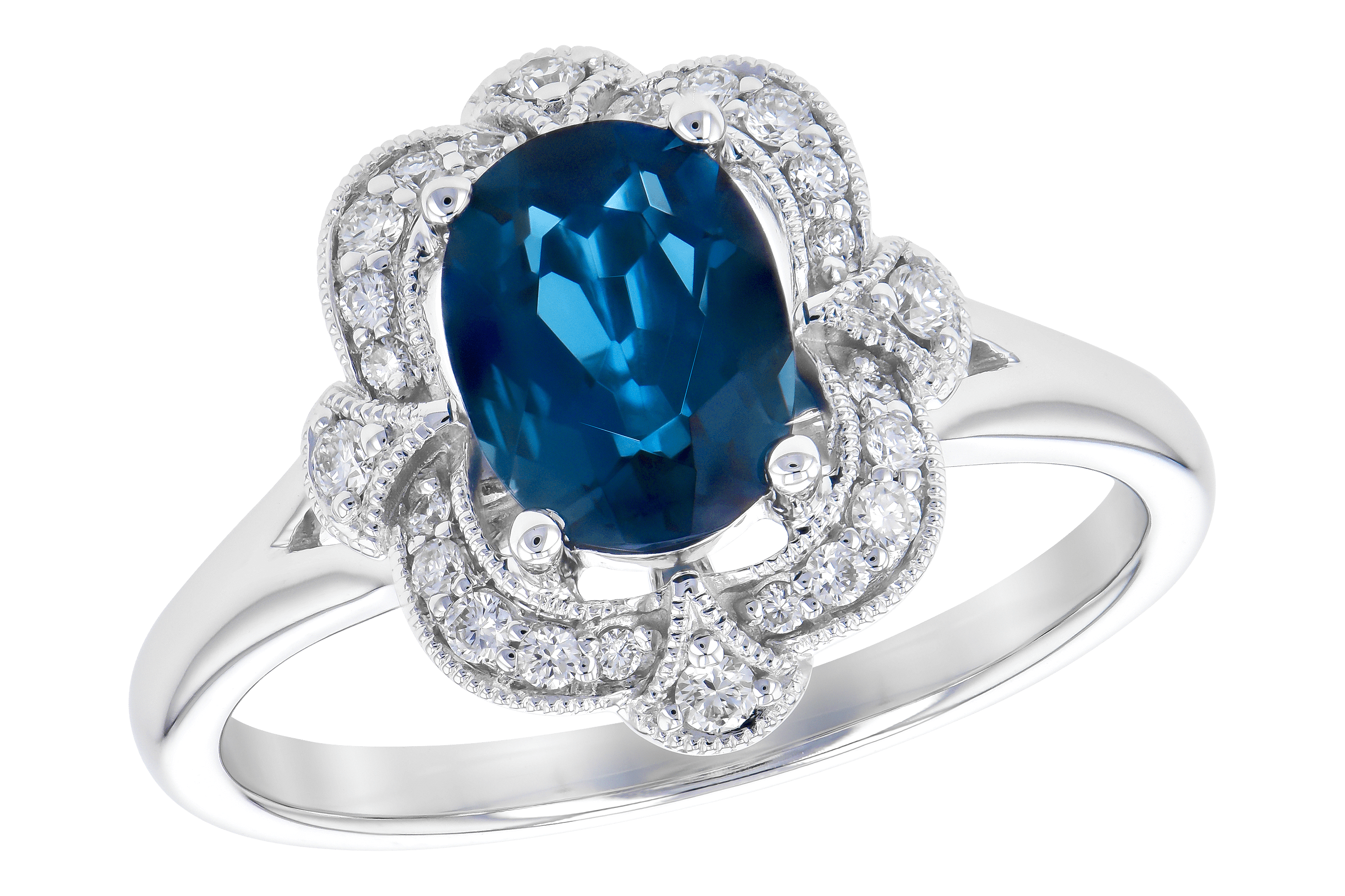 C272-88489: LDS RG 1.35 LONDON BLUE TOPAZ 1.50 TGW