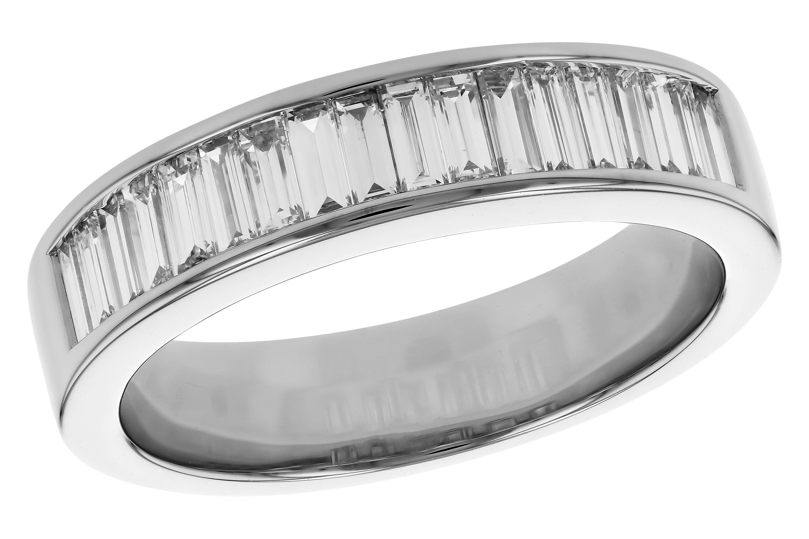 C274-63980: LDS DIA WED RG .70 TW BAGUETTES