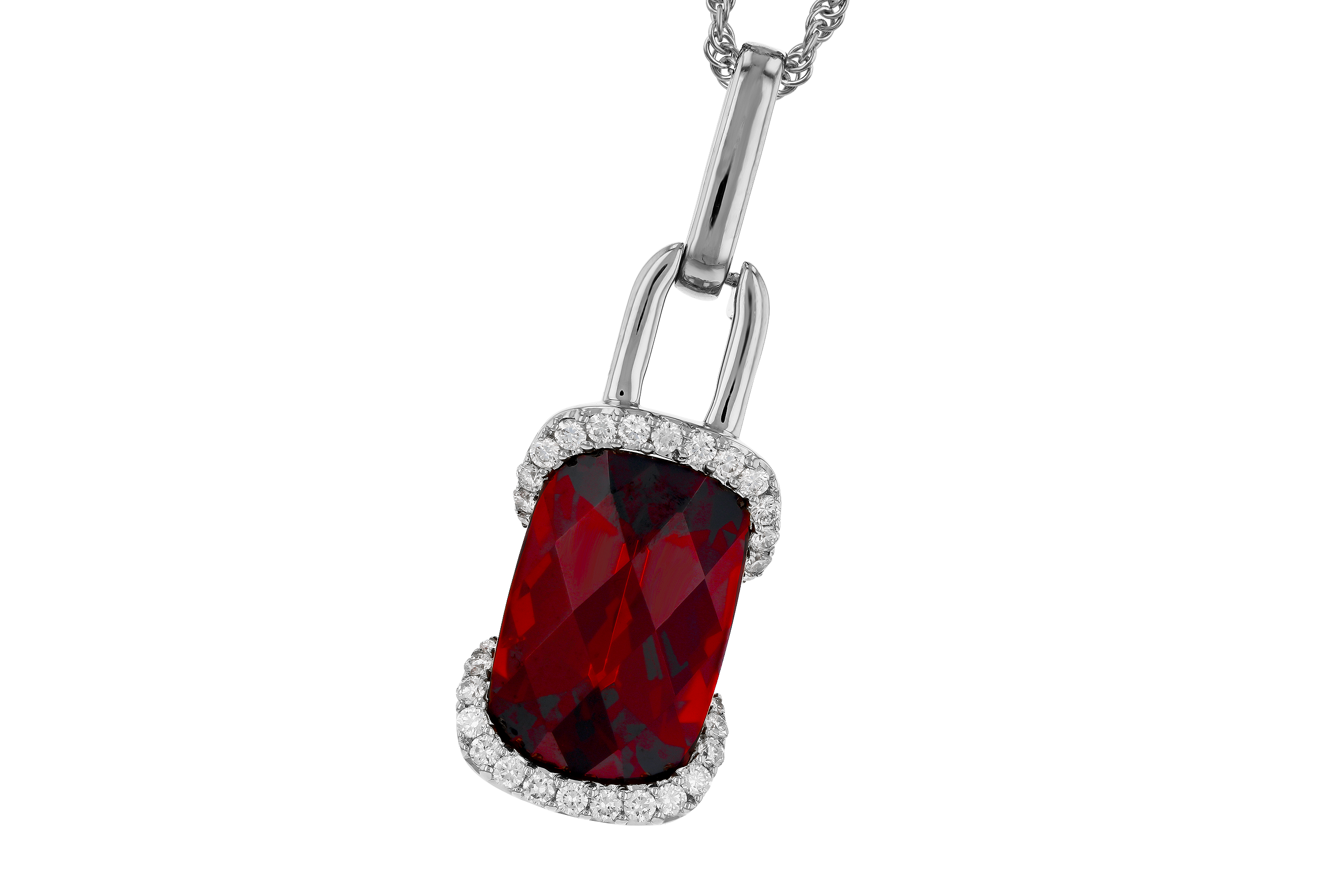 C275-54853: NECK 4.30 GARNET 4.45 TGW (12x8MM GAR)