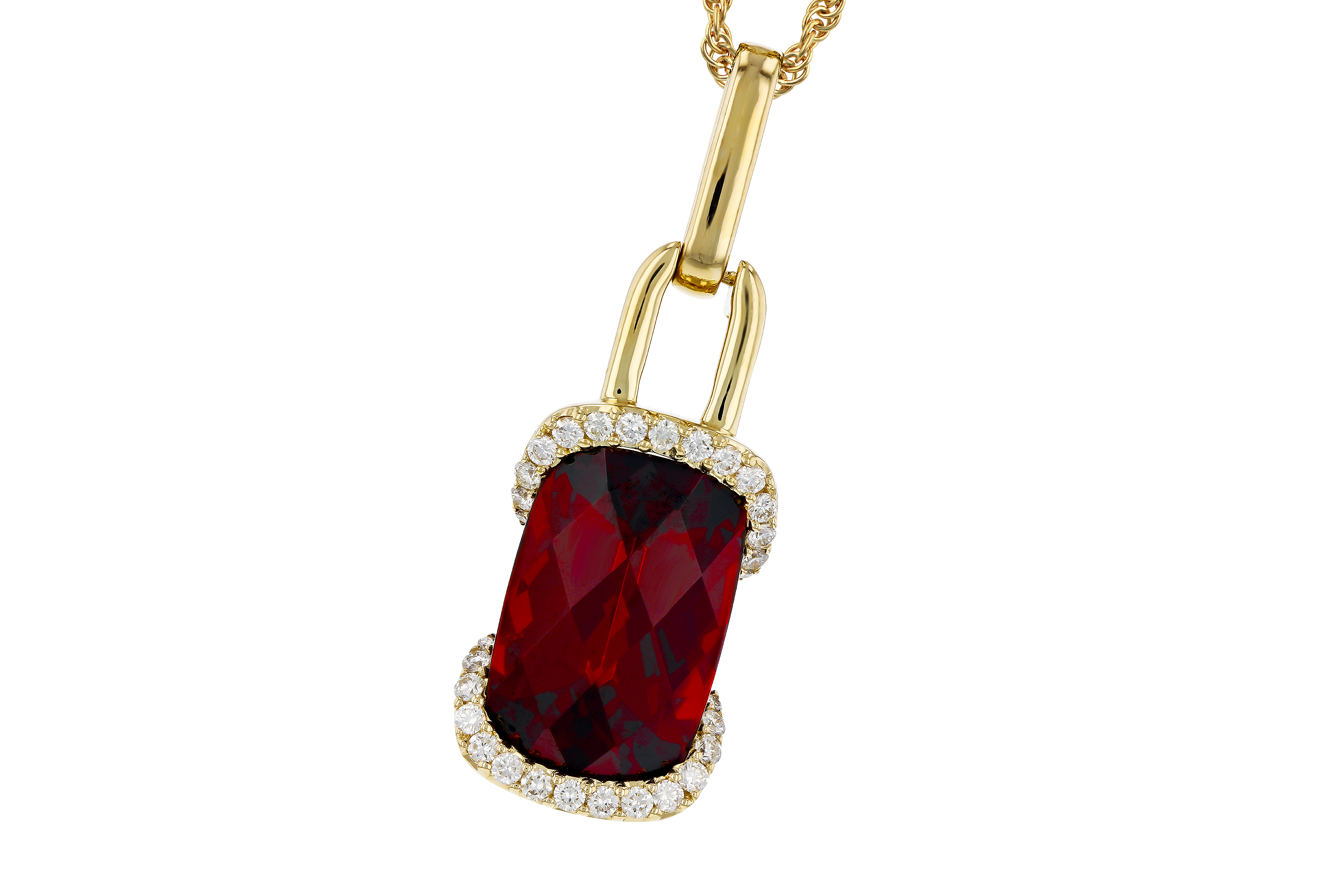 C275-54853: NECK 4.30 GARNET 4.45 TGW (12x8MM GAR)