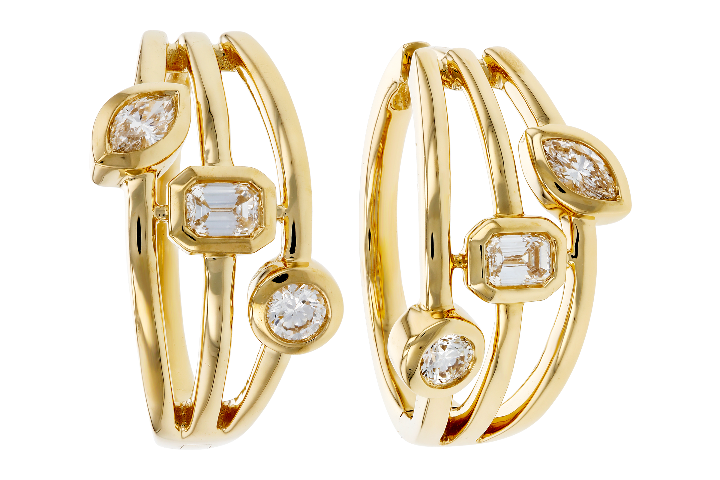 C275-55789: EARRINGS .45 TW (BR/EC/MQ)