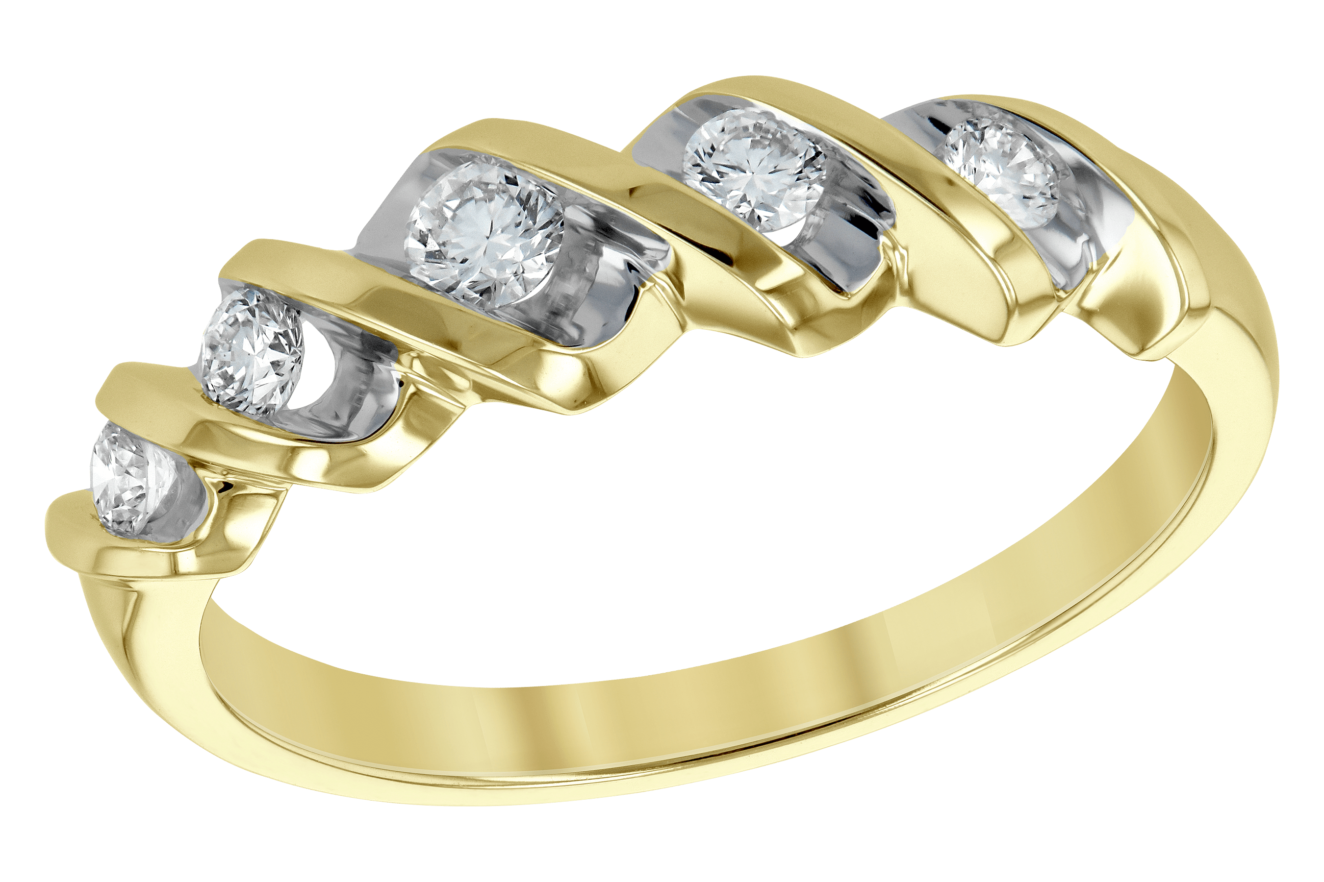 D092-87635: LDS WED RING .25 TW