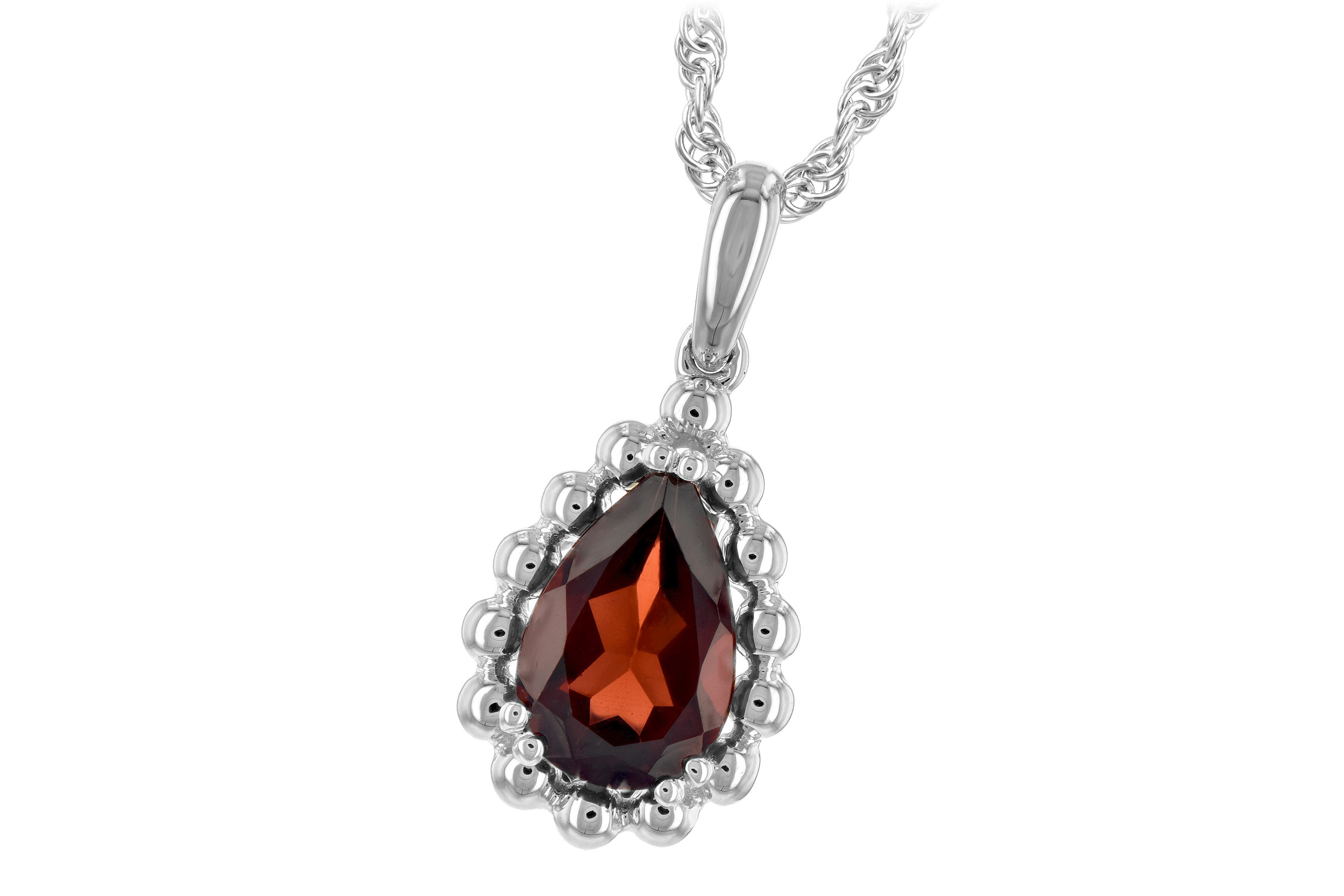 D189-22171: NECKLACE 1.38 CT GARNET