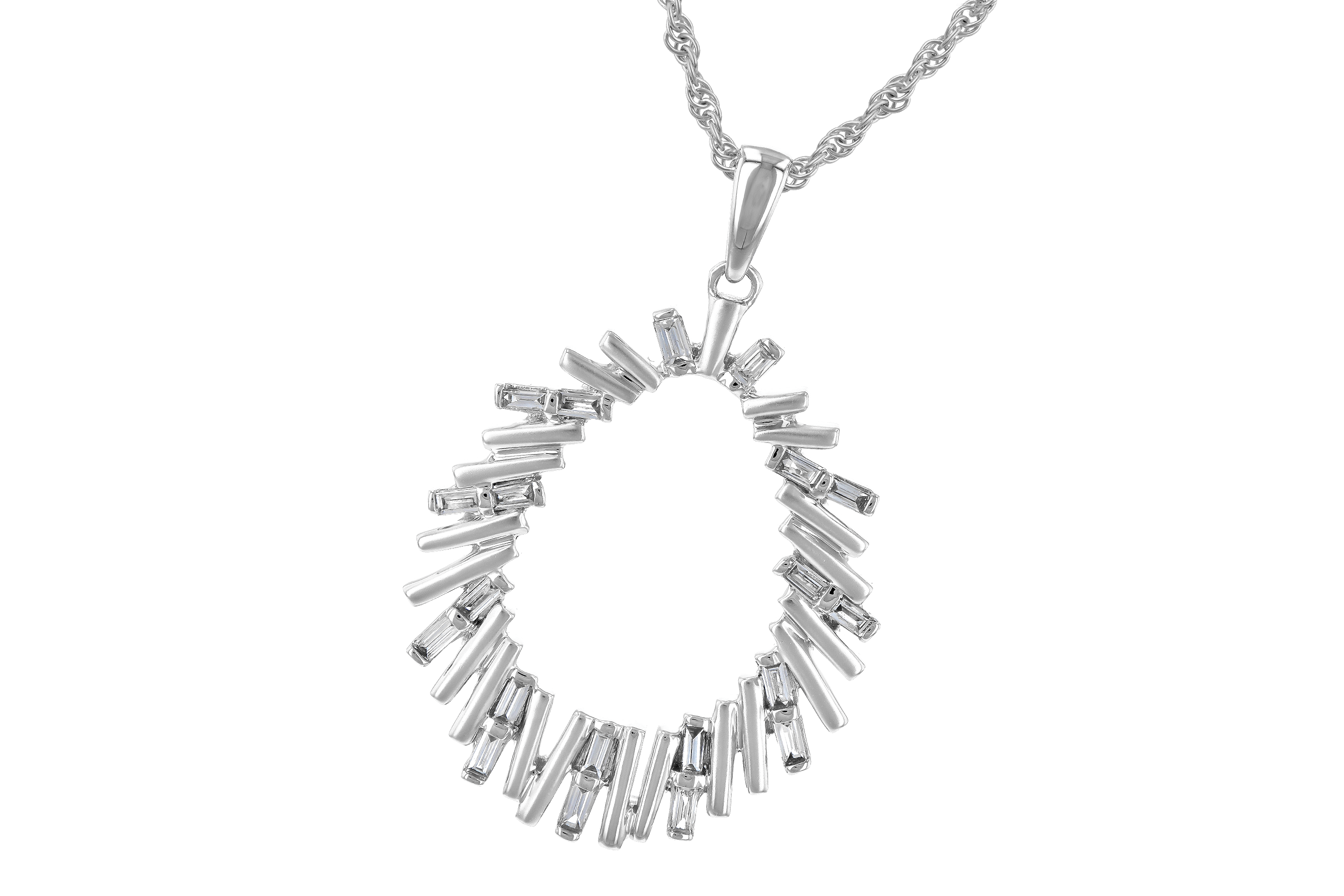 D190-13926: NECK .24 TW BAGUETTE DIAS