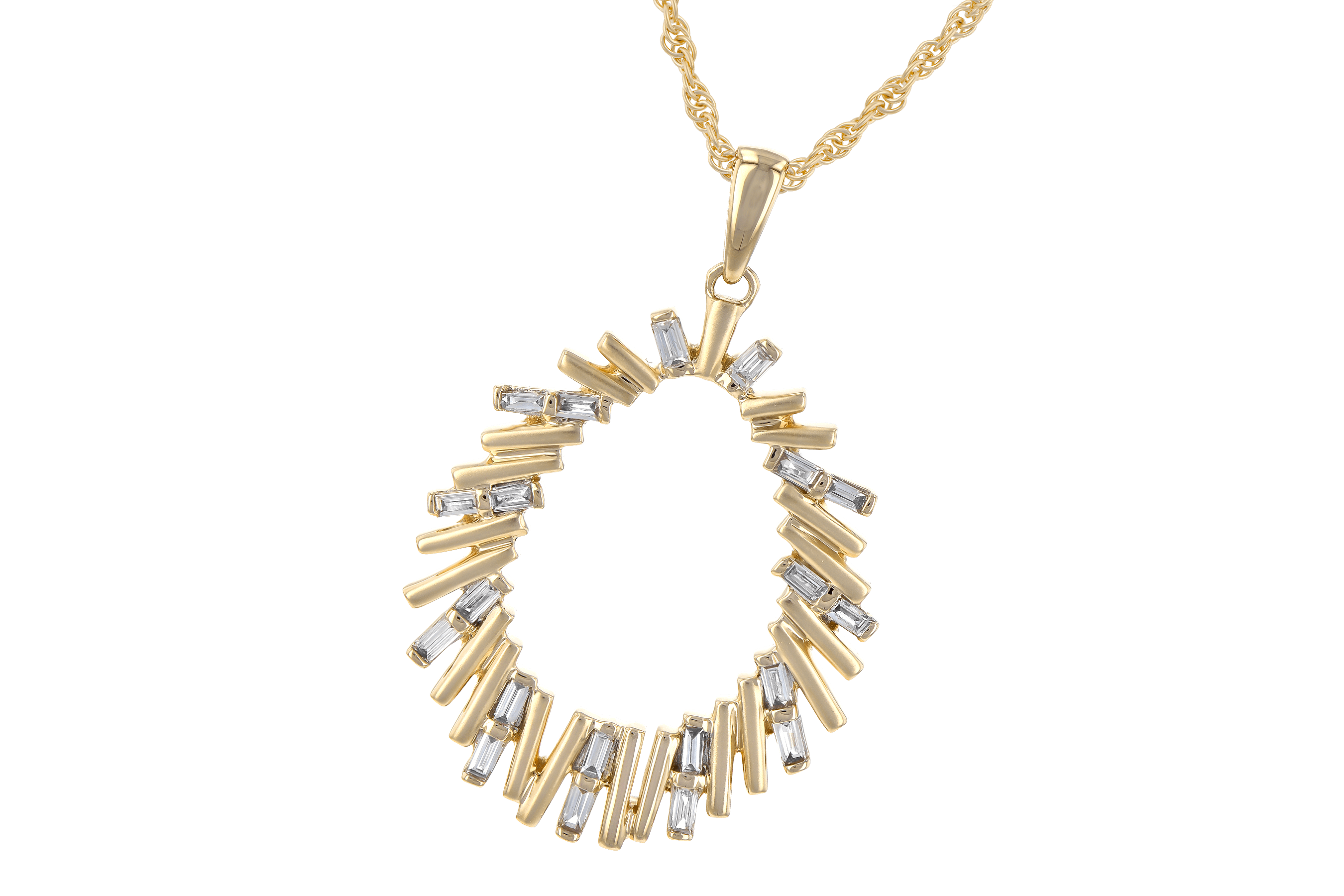 D190-13926: NECK .24 TW BAGUETTE DIAS