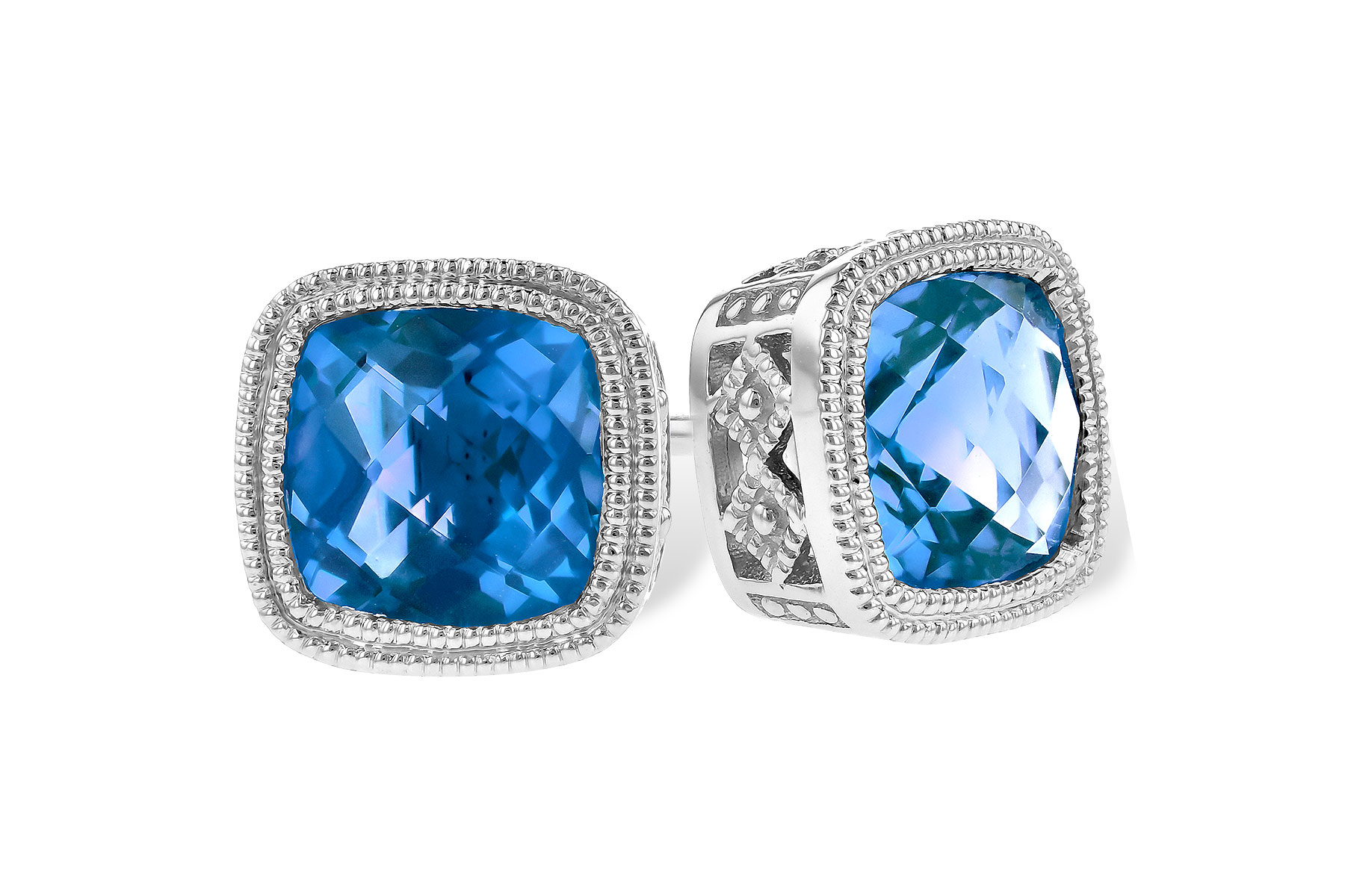 D272-83007: EARR 2.20 TW BLUE TOPAZ