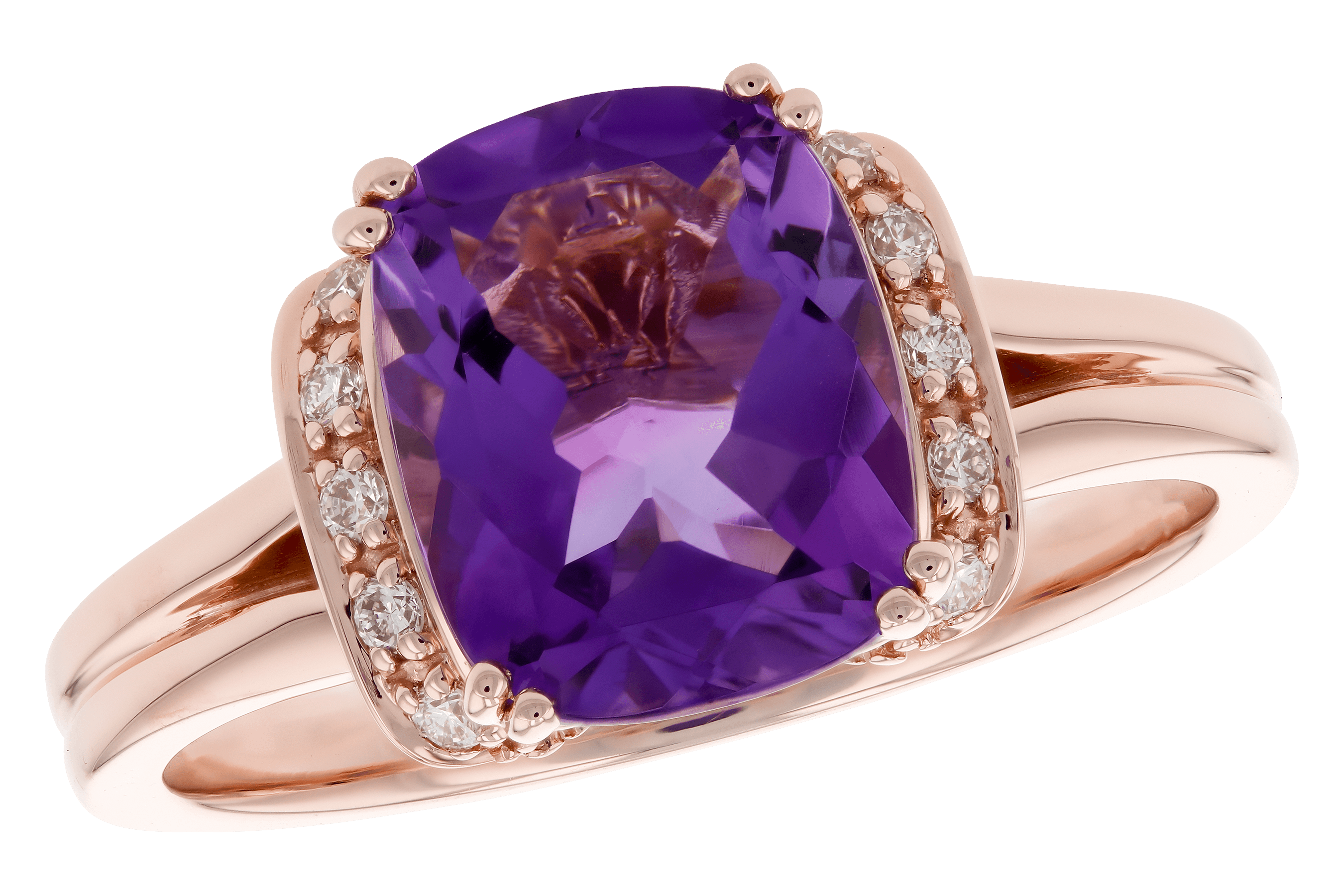 D273-79407: LDS RG 2.33 AMETHYST 2.42 TGW (10x8MM AMY)