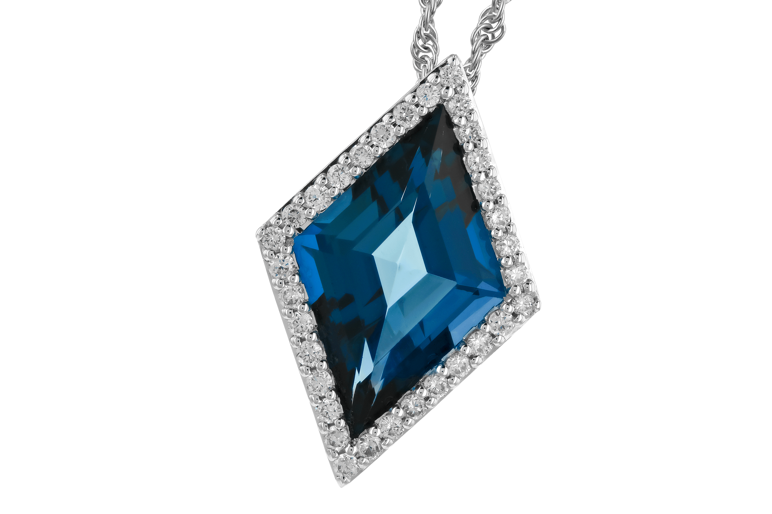 D273-79435: NECK 3.04 LONDON BLUE TOPAZ 3.20 TGW