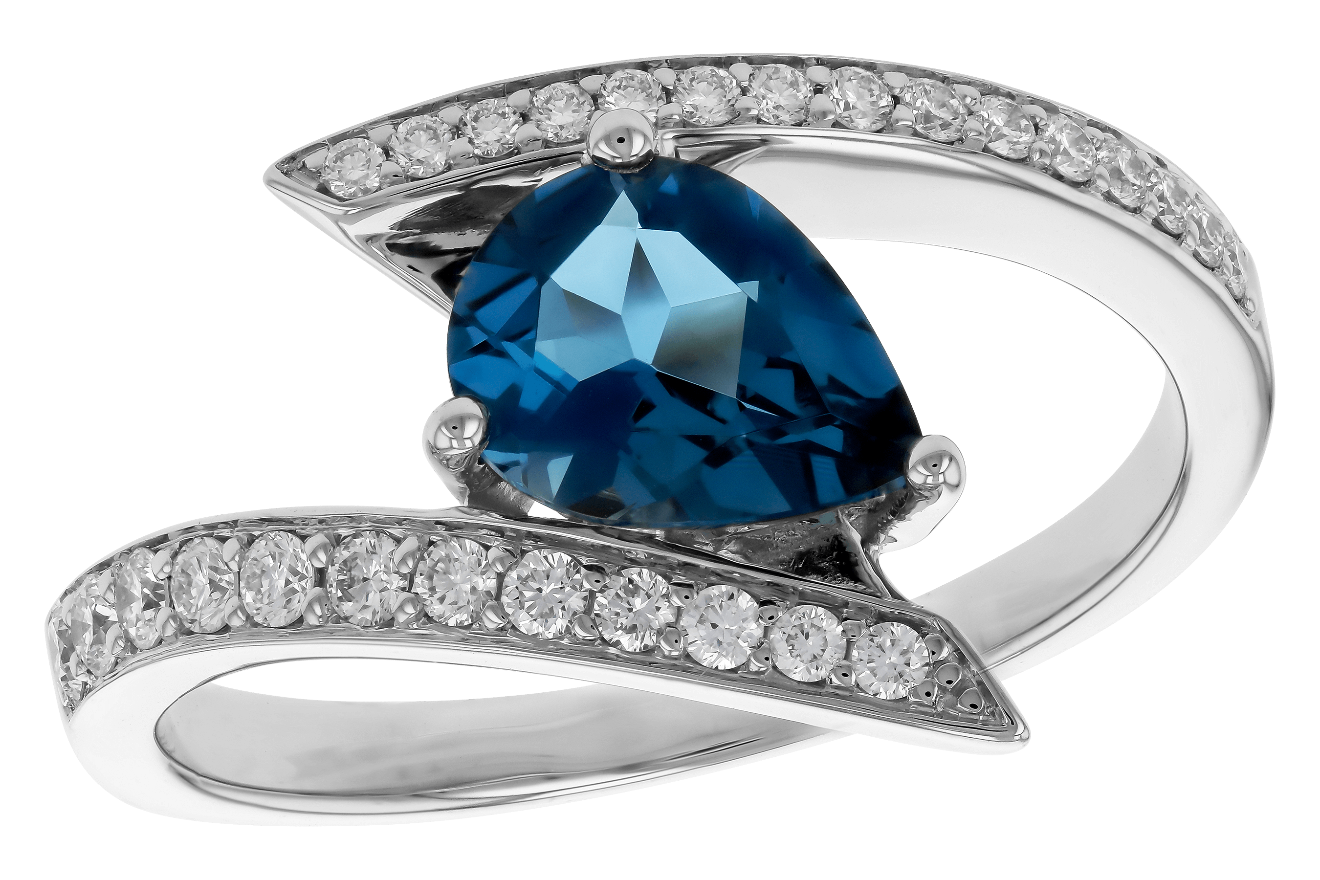 D274-64853: LDS RG 1.04 LONDON BLUE TOPAZ 1.28 TGW (8x6MM)
