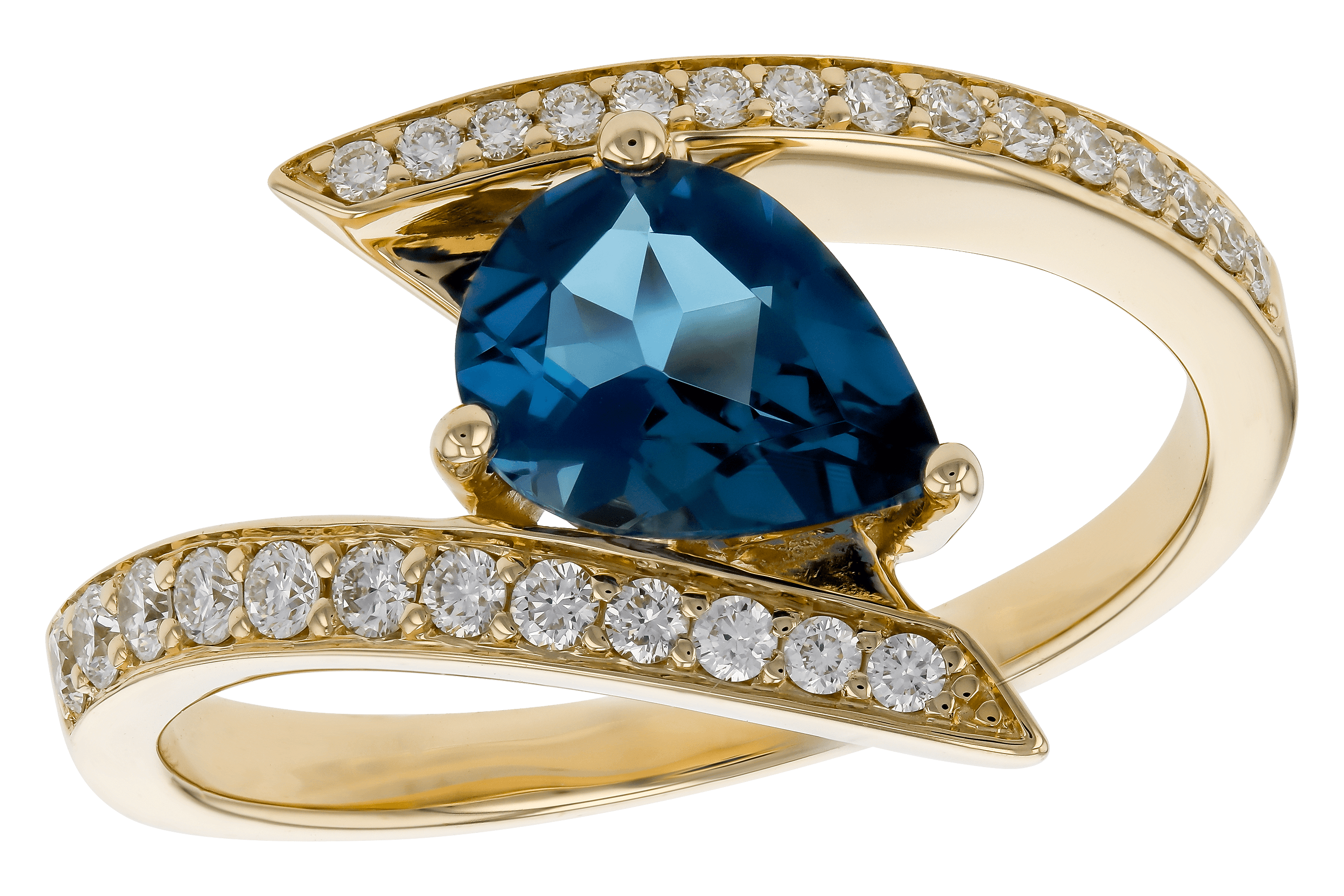 D274-64853: LDS RG 1.04 LONDON BLUE TOPAZ 1.28 TGW (8x6MM)