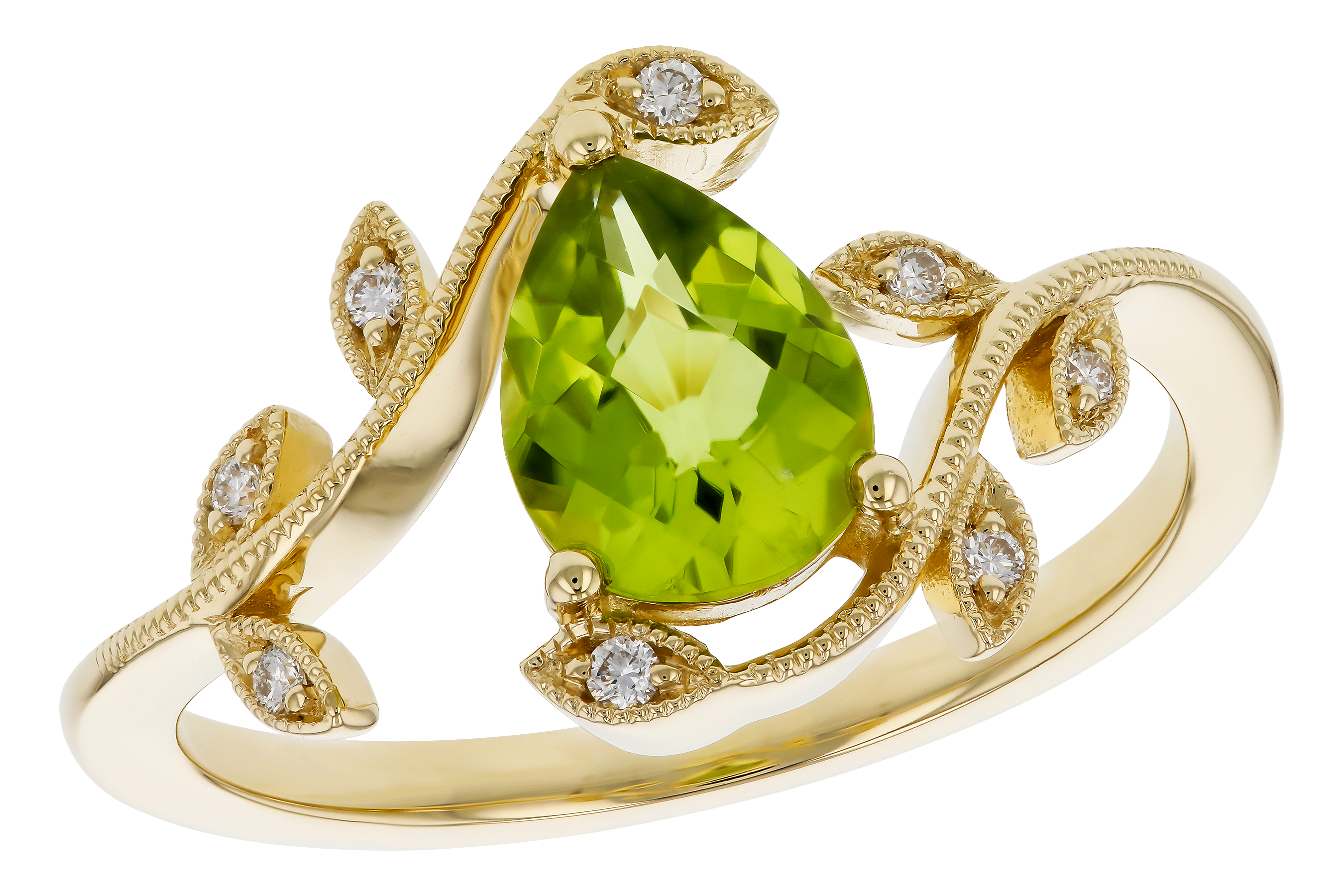 D274-65798: LDS RG 1.16 PERIDOT 1.22 TGW (8x6MM PER)