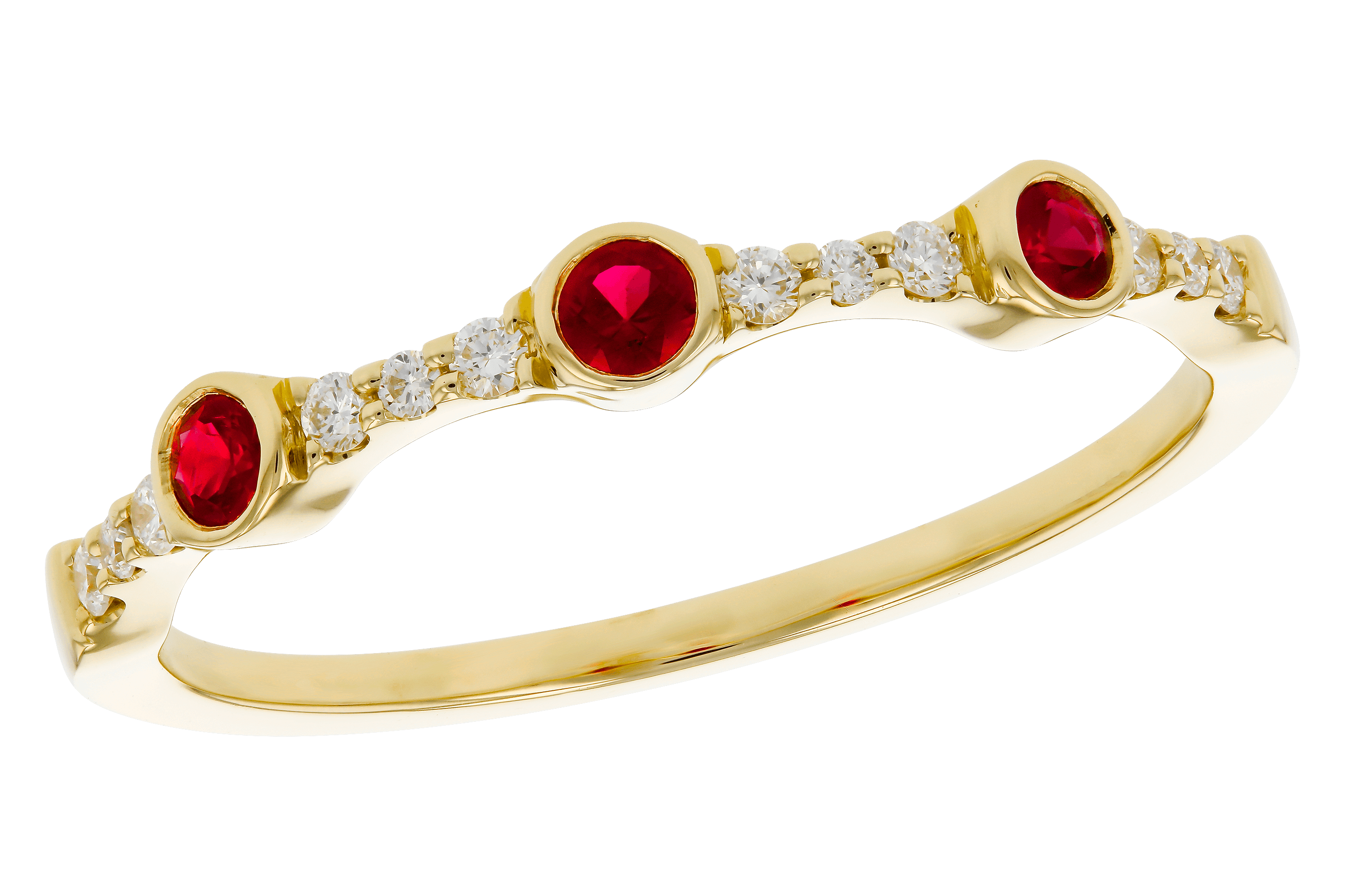 D274-66689: LDS WED RG .15 RUBY .24 TGW