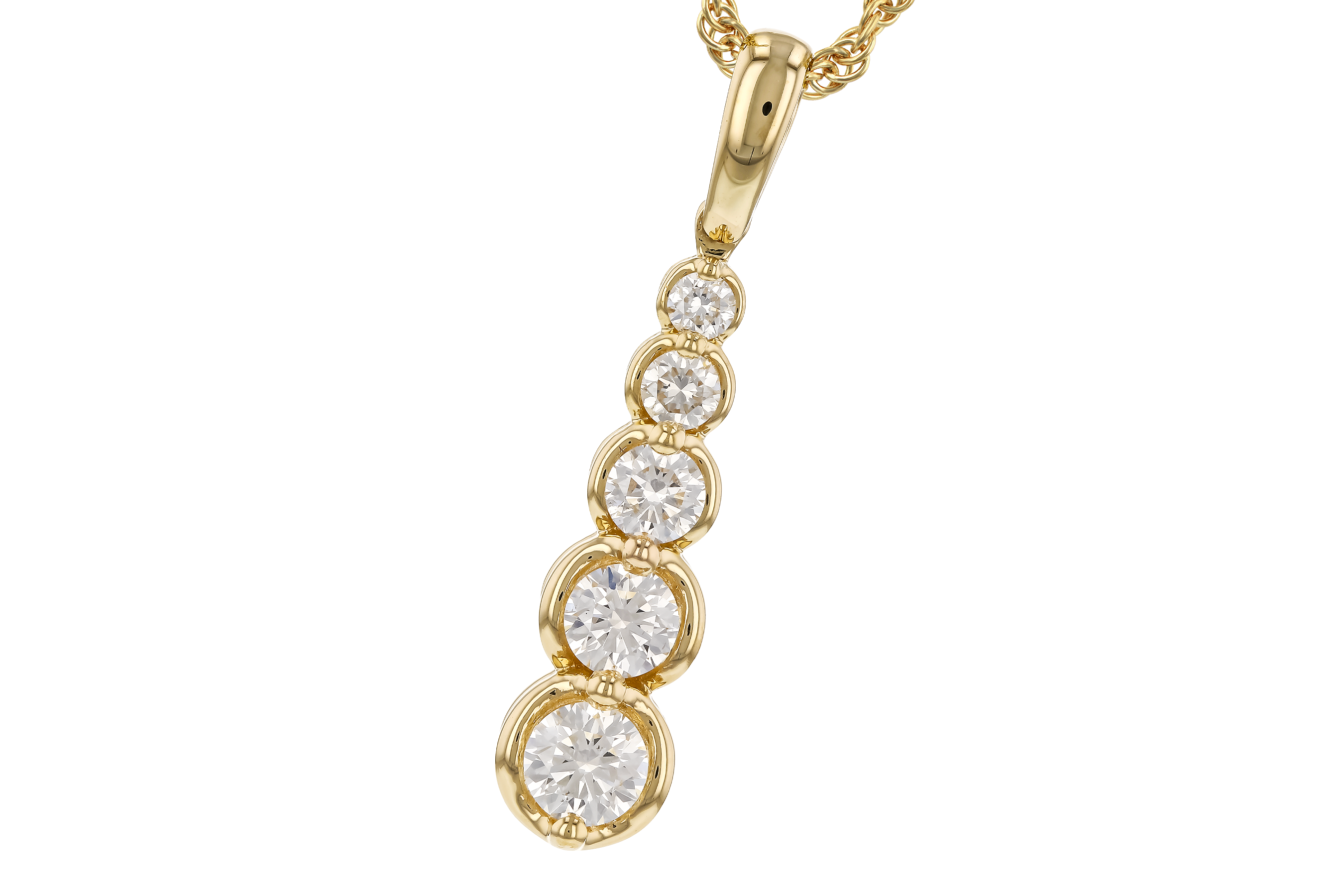 D274-69407: NECKLACE .50 TW