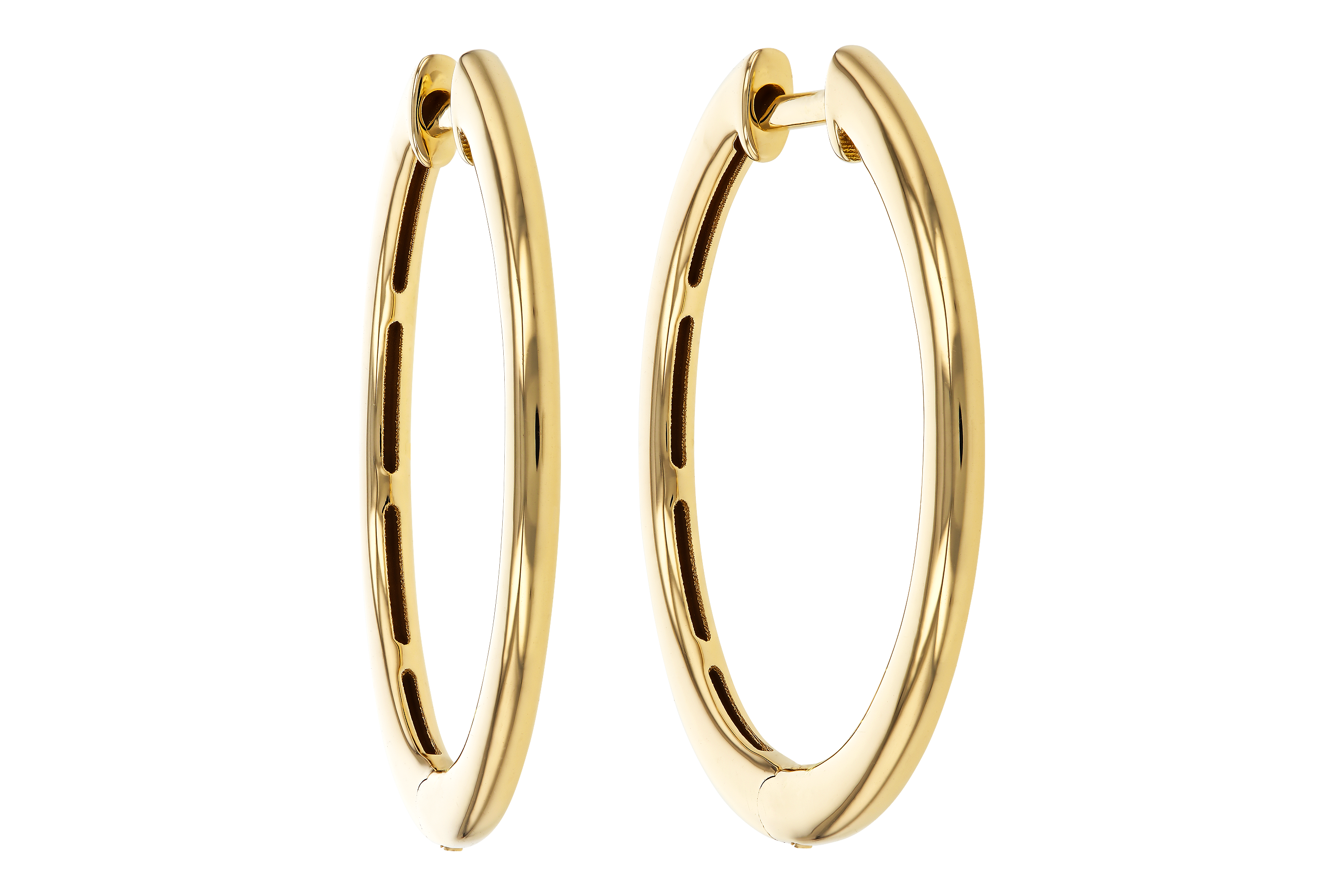 D274-71207: GOLD EARRINGS (24MM)