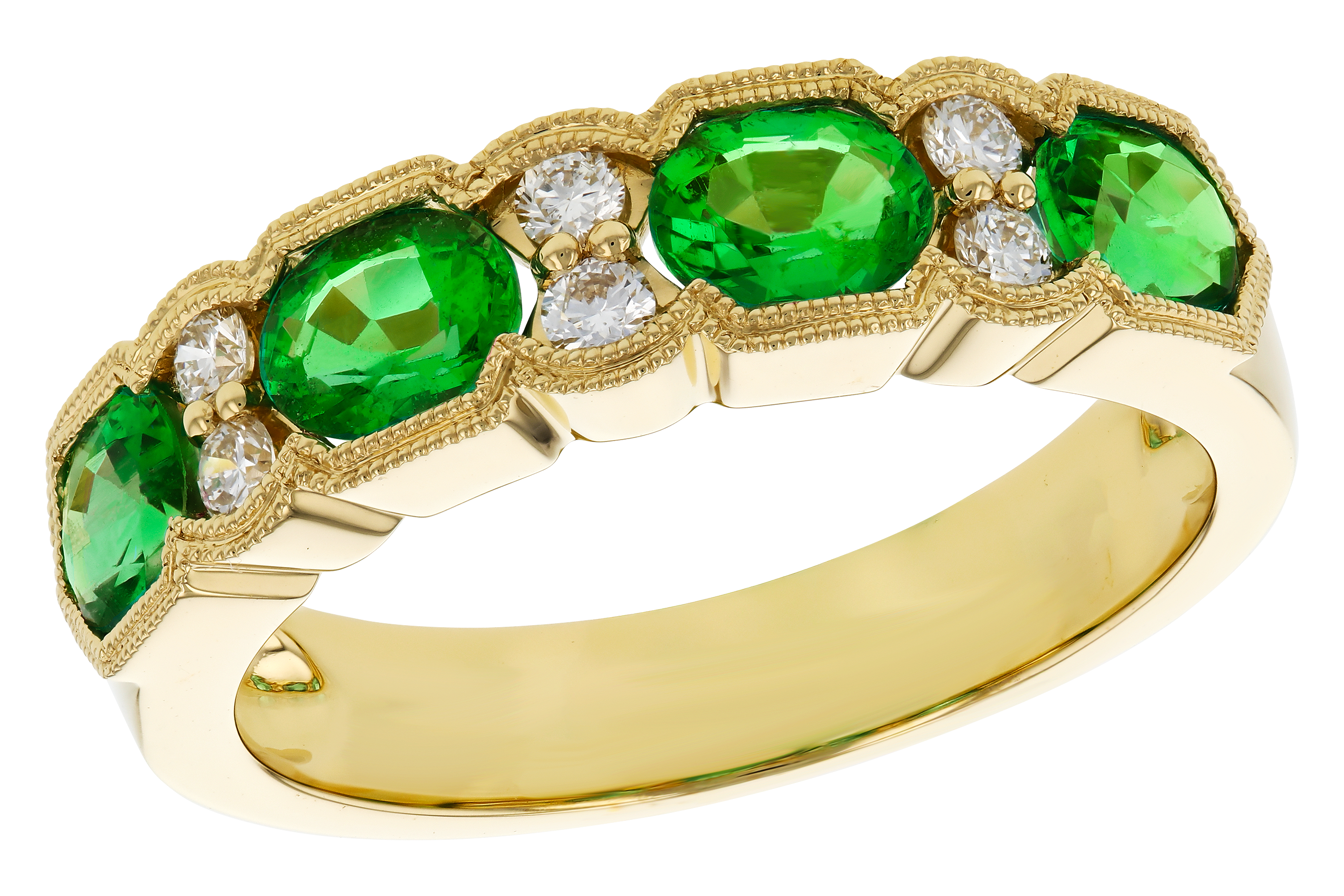 D274-71253: LDS WED RG 1.20 EMERALD 1.38 TGW (5x4MM EMER)