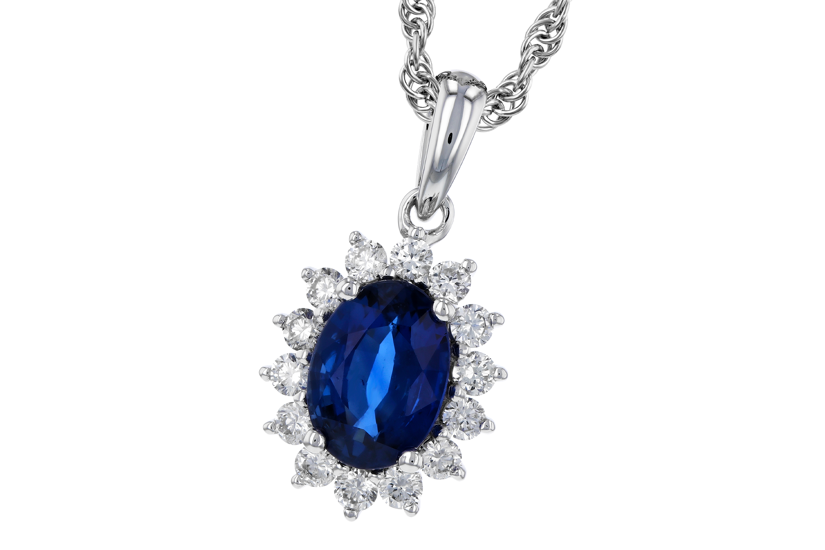 D274-71271: NECKLACE .85 SAPPHIRE 1.07 TGW (7x5MM SAPP)